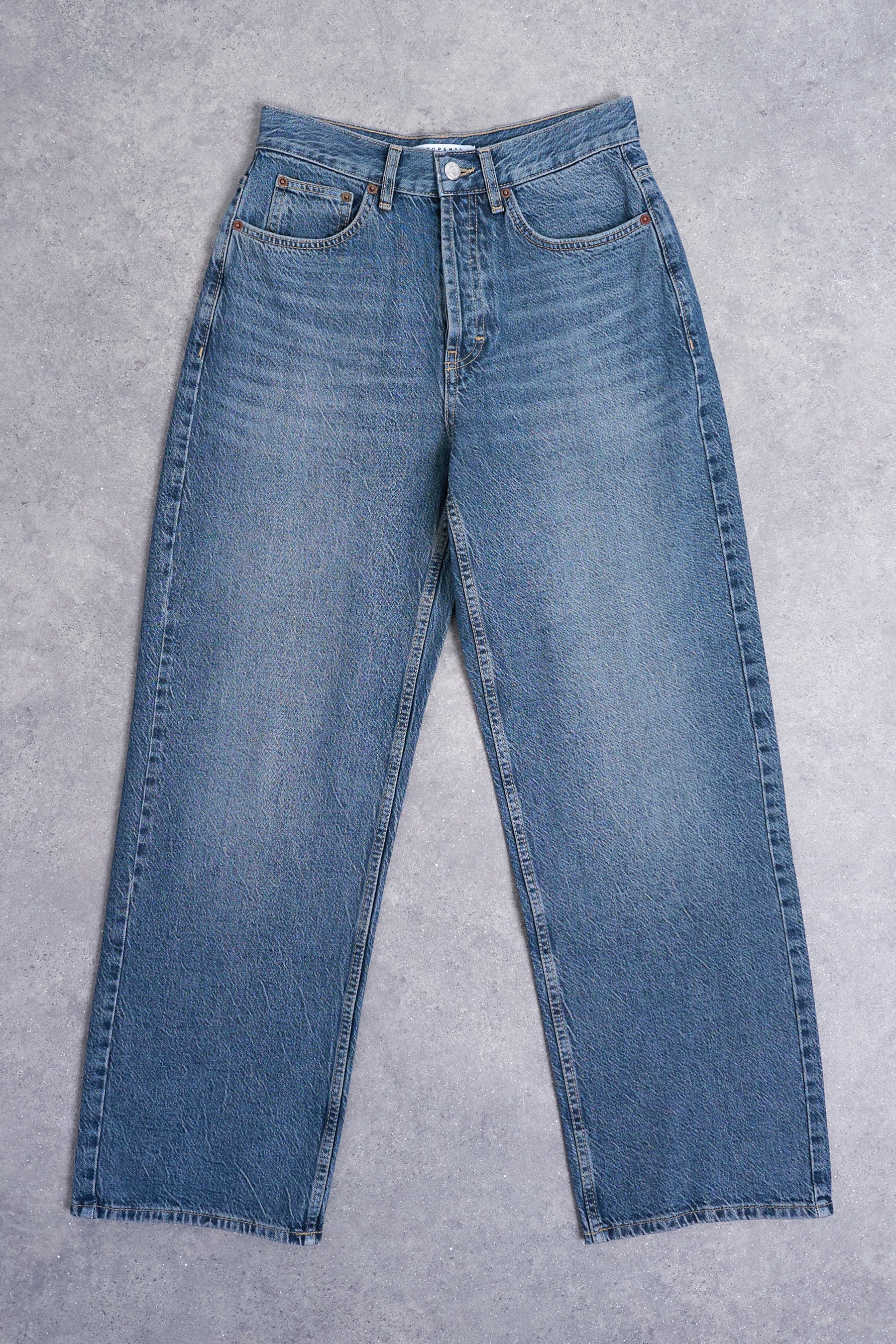 Jeans straight mid blue denim - TOPSHOP - Image 9