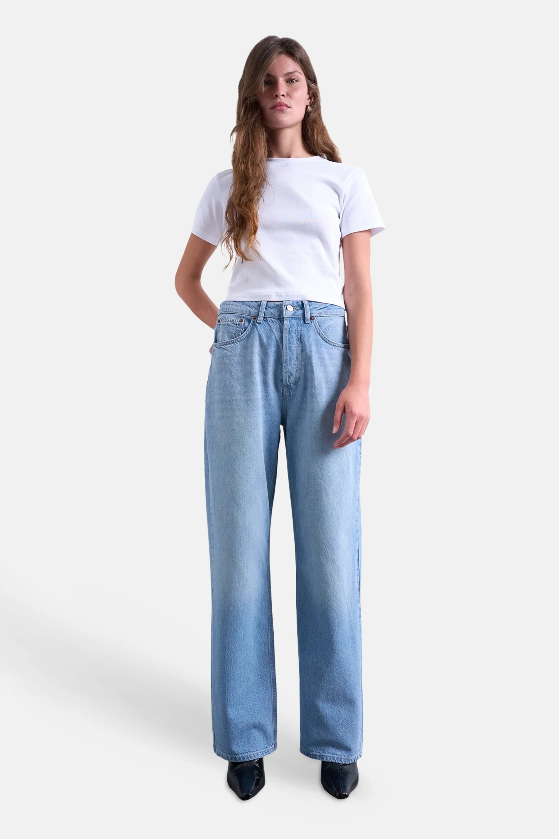 Jeans straight mid blue denim - TOPSHOP - Image 2