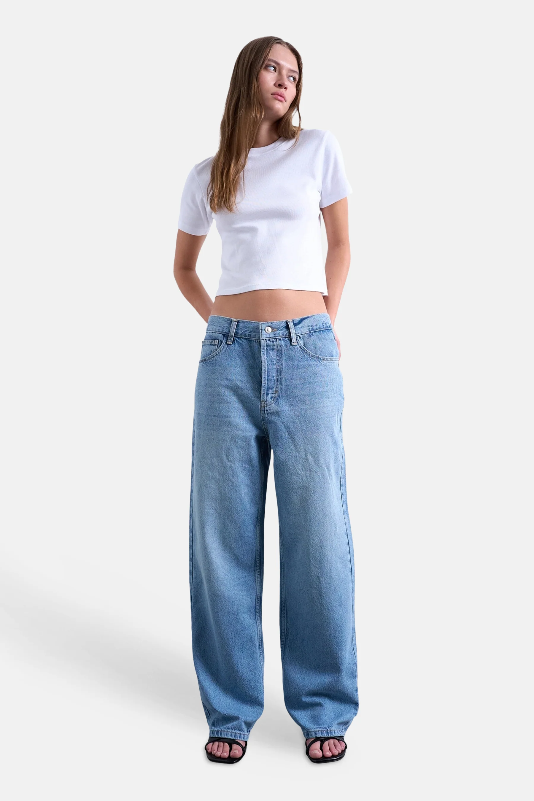 Jeans straight mid blue denim - TOPSHOP - Image 5