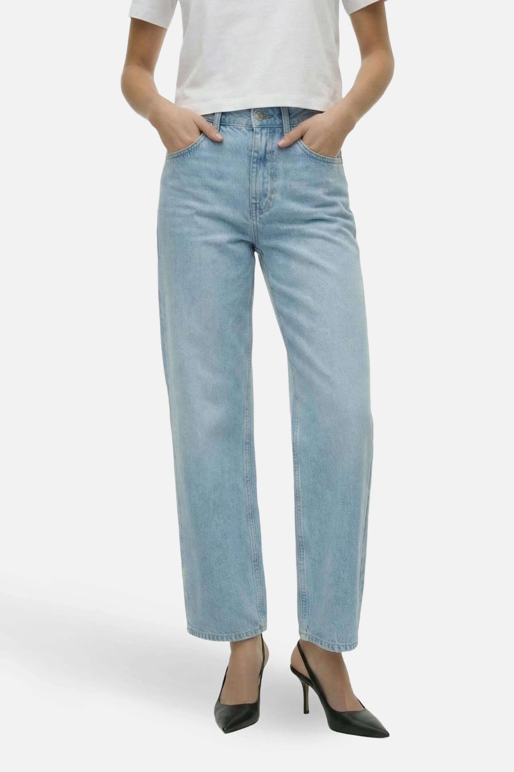 Jeans wide light blue denim - TOPSHOP - Image 4