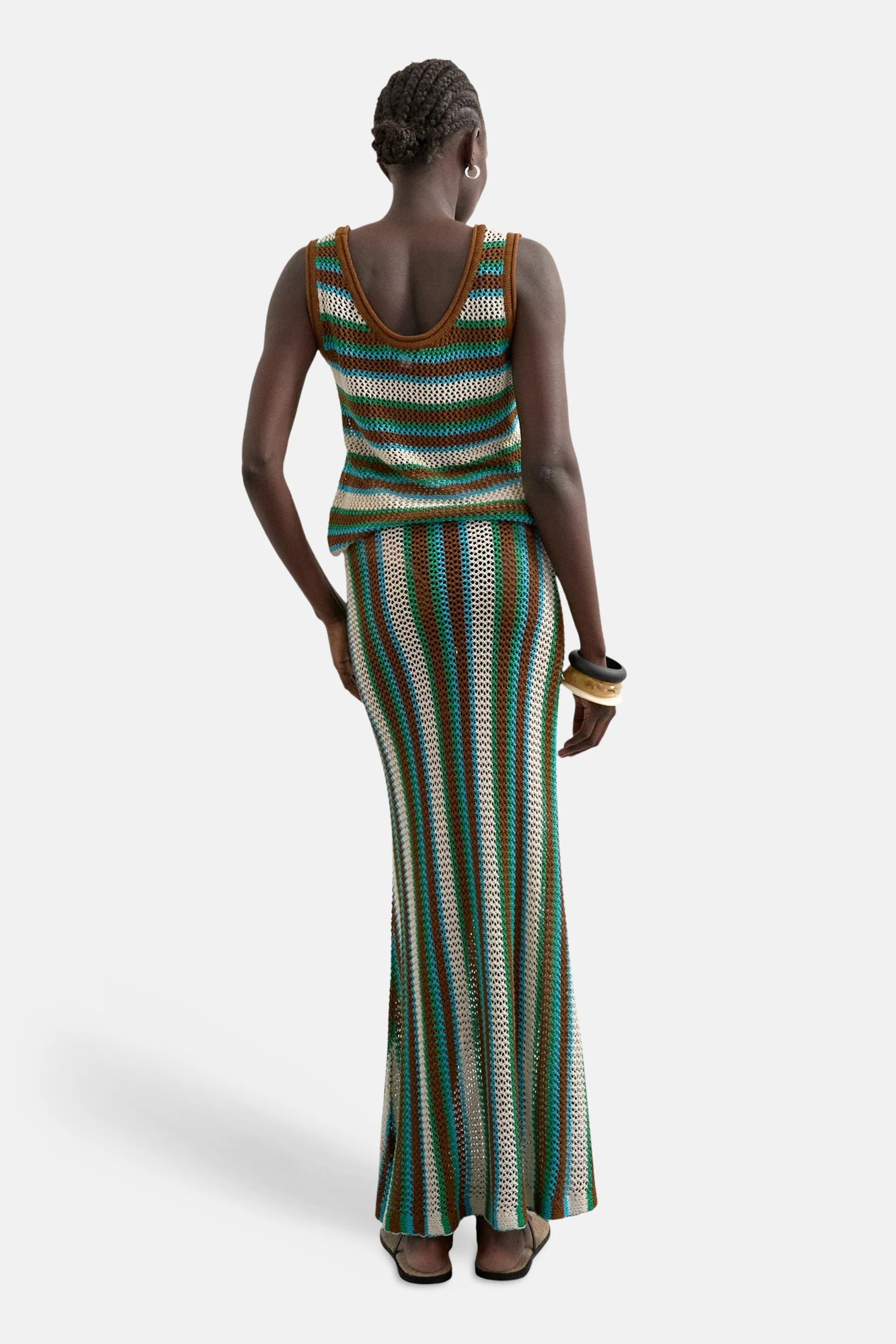 Rok (lang) blauw - TOPSHOP - Image 2