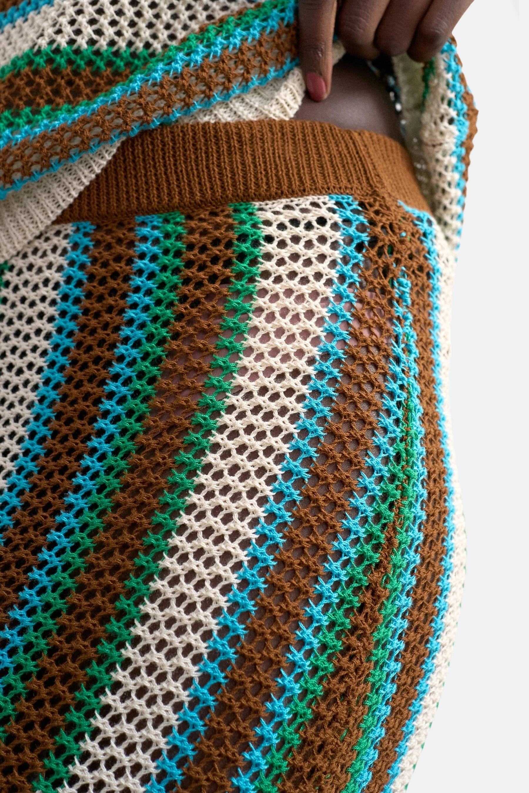 Rok (lang) blauw - TOPSHOP - Image 4