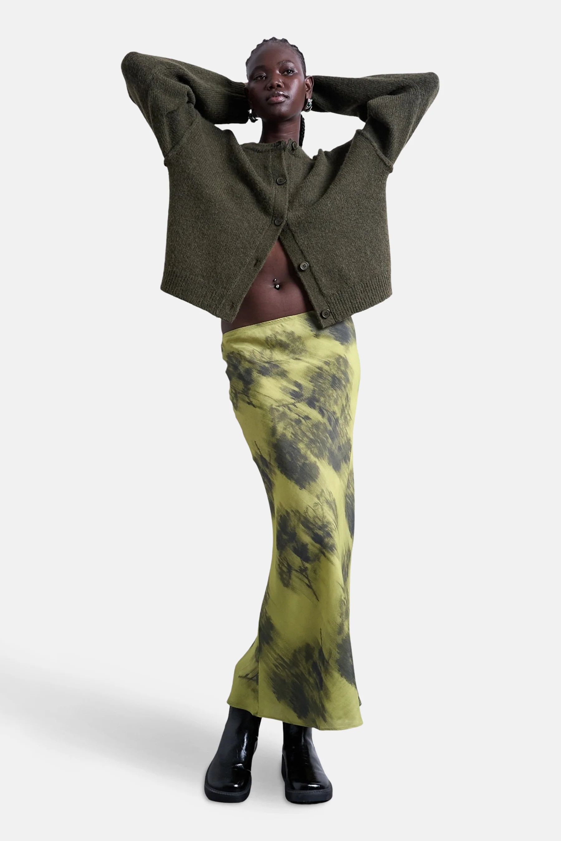 Lange rok - groen - Image 2