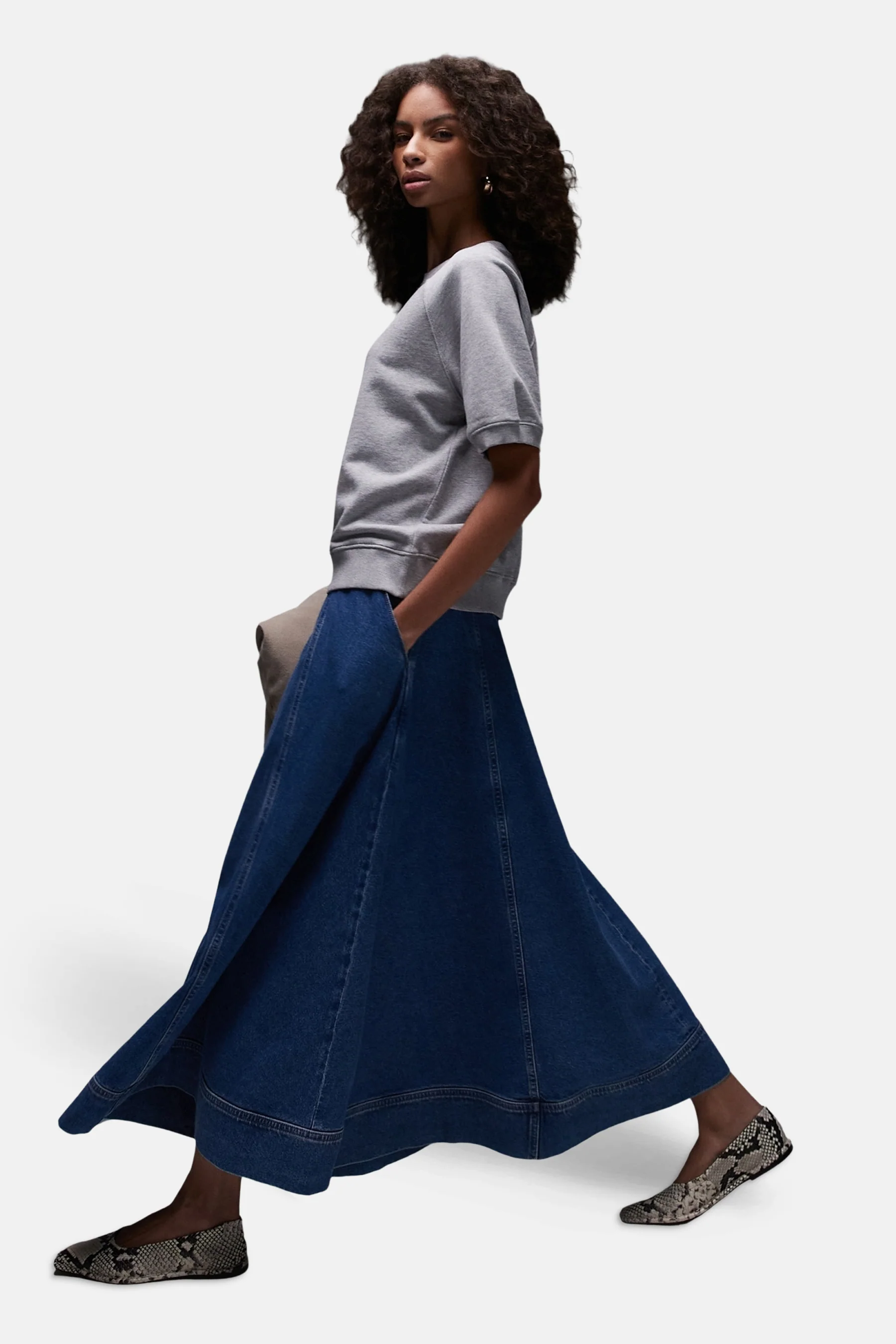 Rok - mid blue denim - Image 2