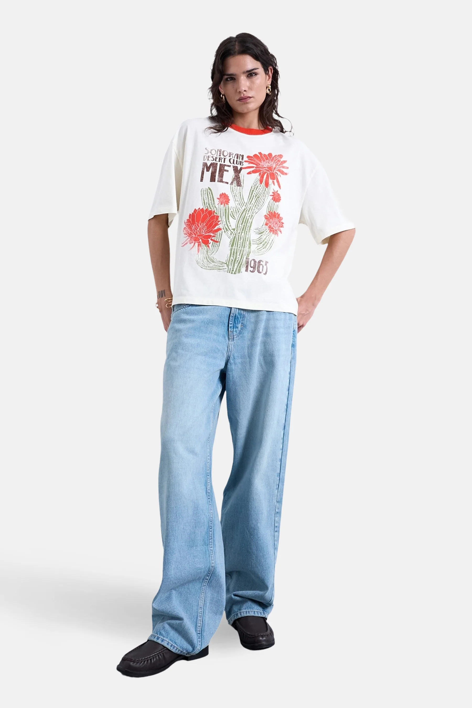 T-shirt met korte mouwen - ecru - Image 2