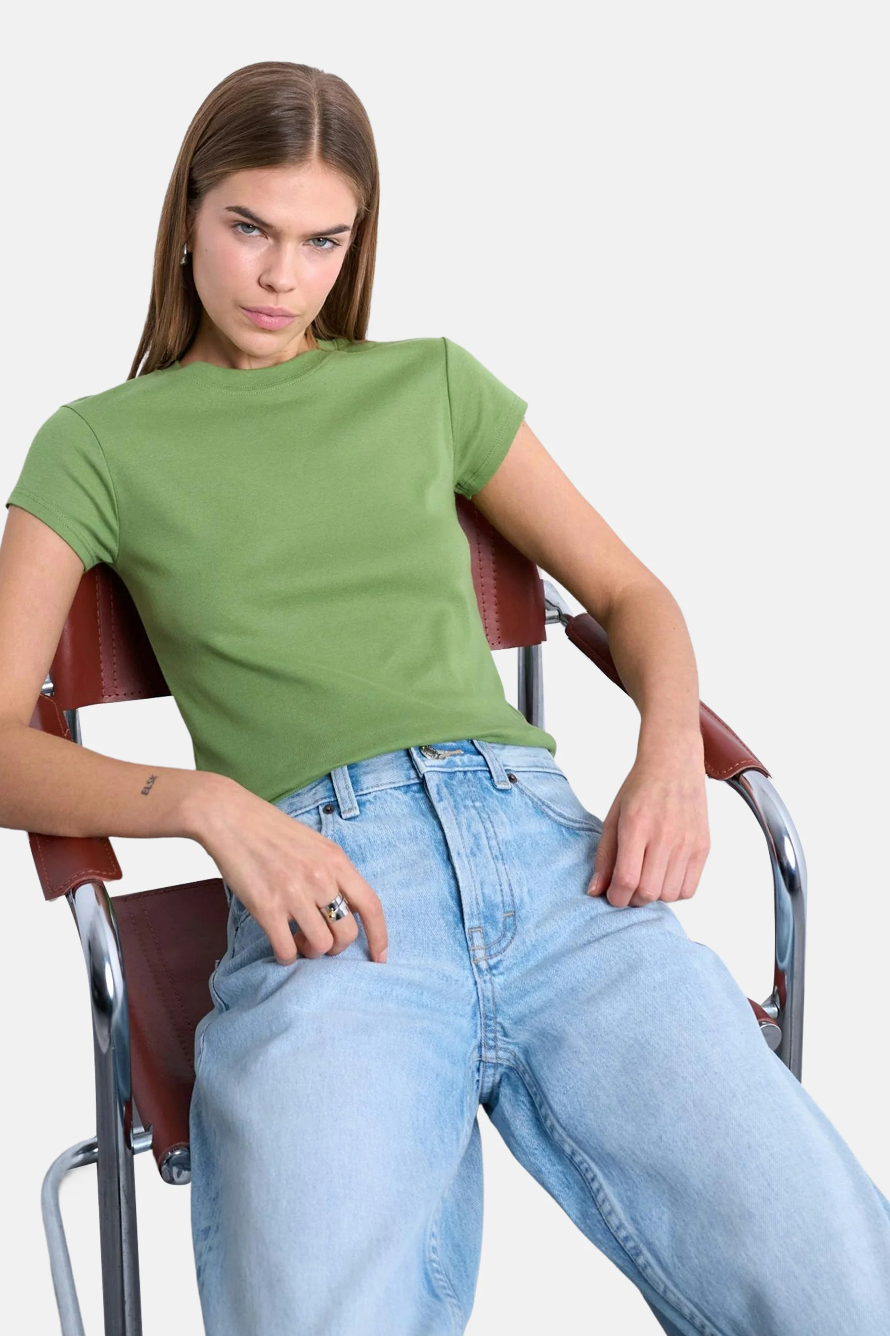 T-shirt met korte mouwen - groen