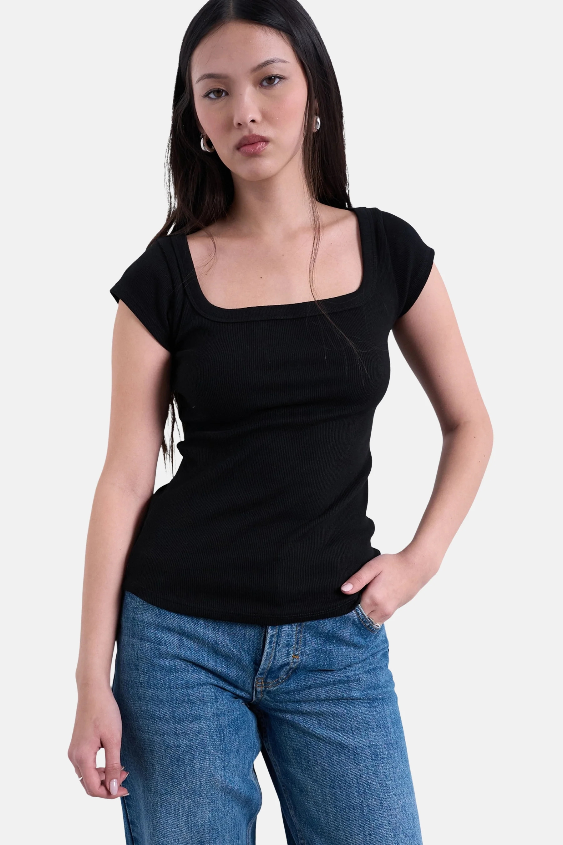 T-shirt met korte mouwen - zwart