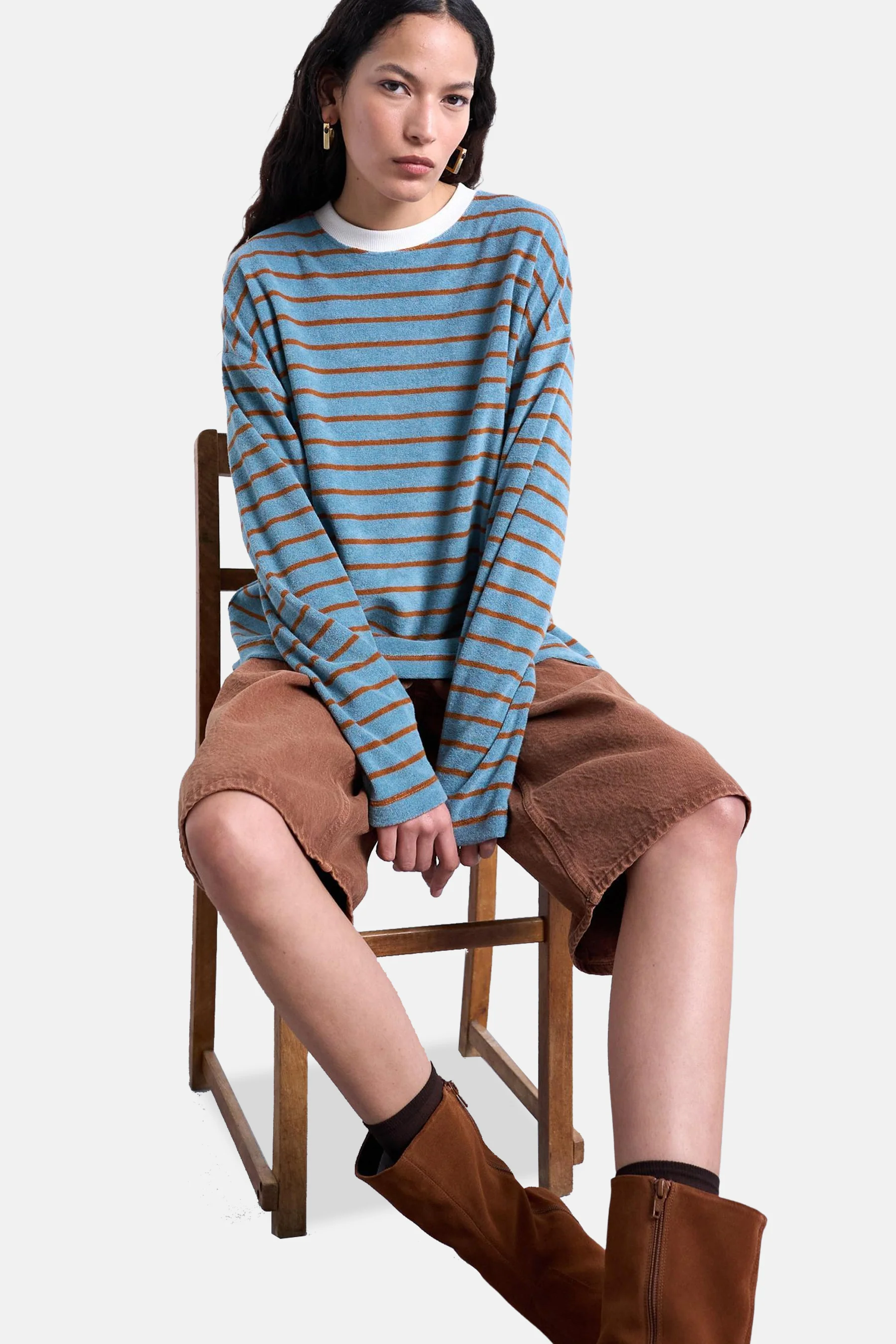 T-shirt met lange mouwen - blauw