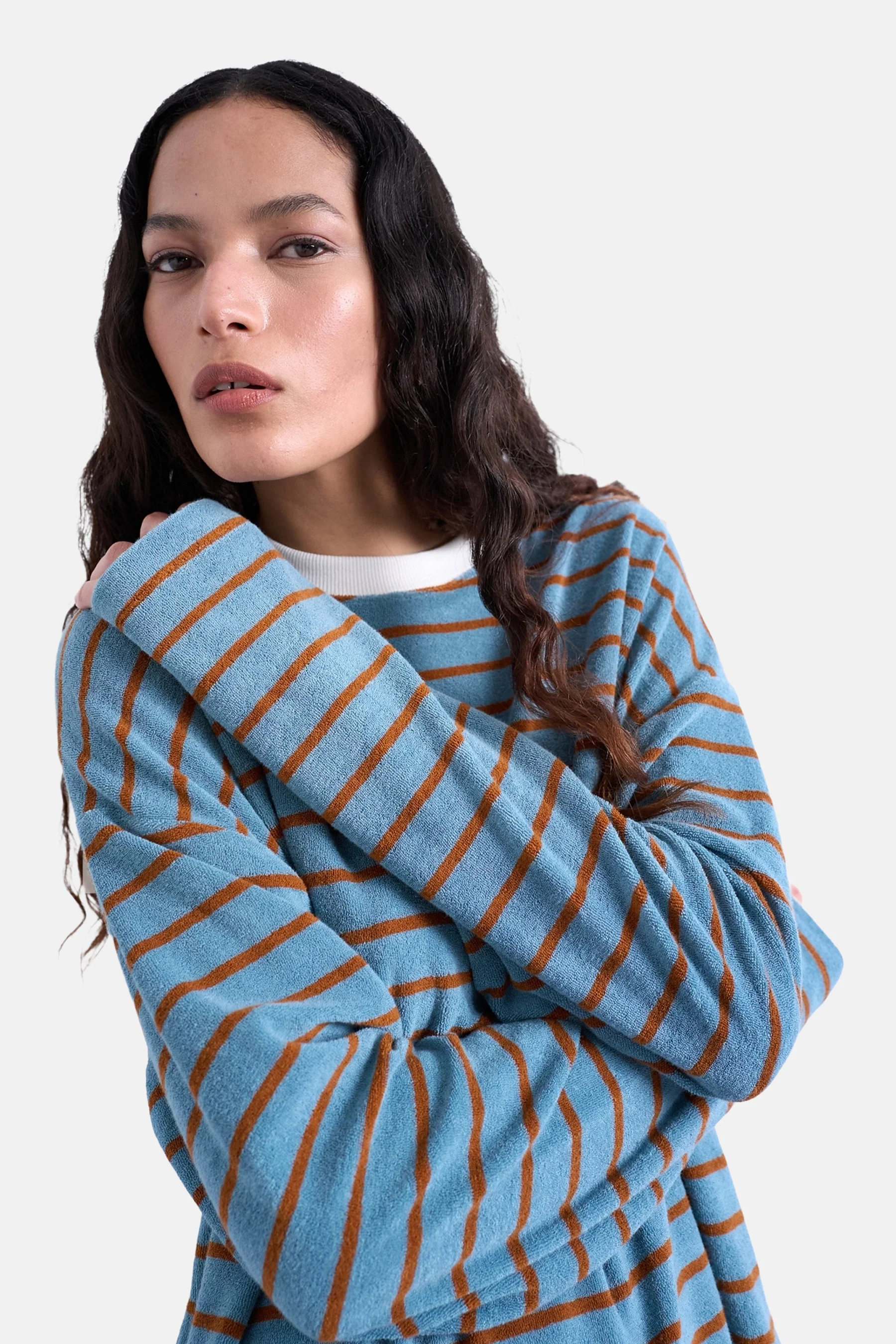 T-shirt met lange mouwen - blauw - Image 3