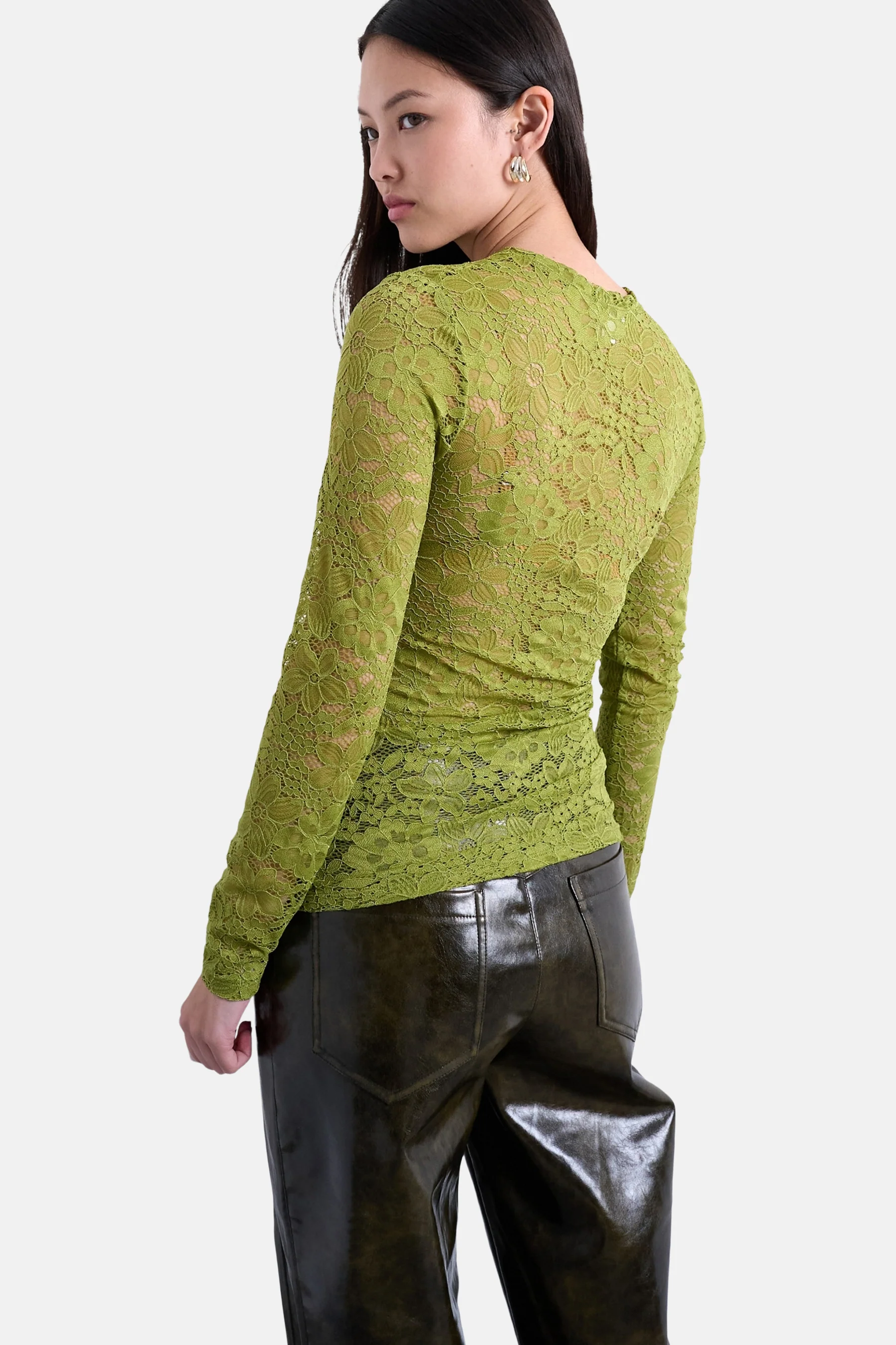 T-shirt met lange mouwen - groen - Image 3