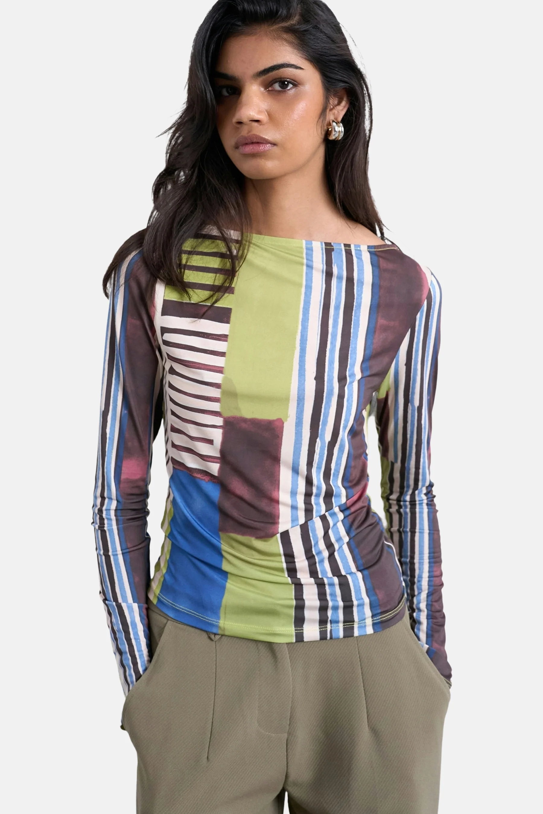T-shirt met lange mouwen - Multicolor