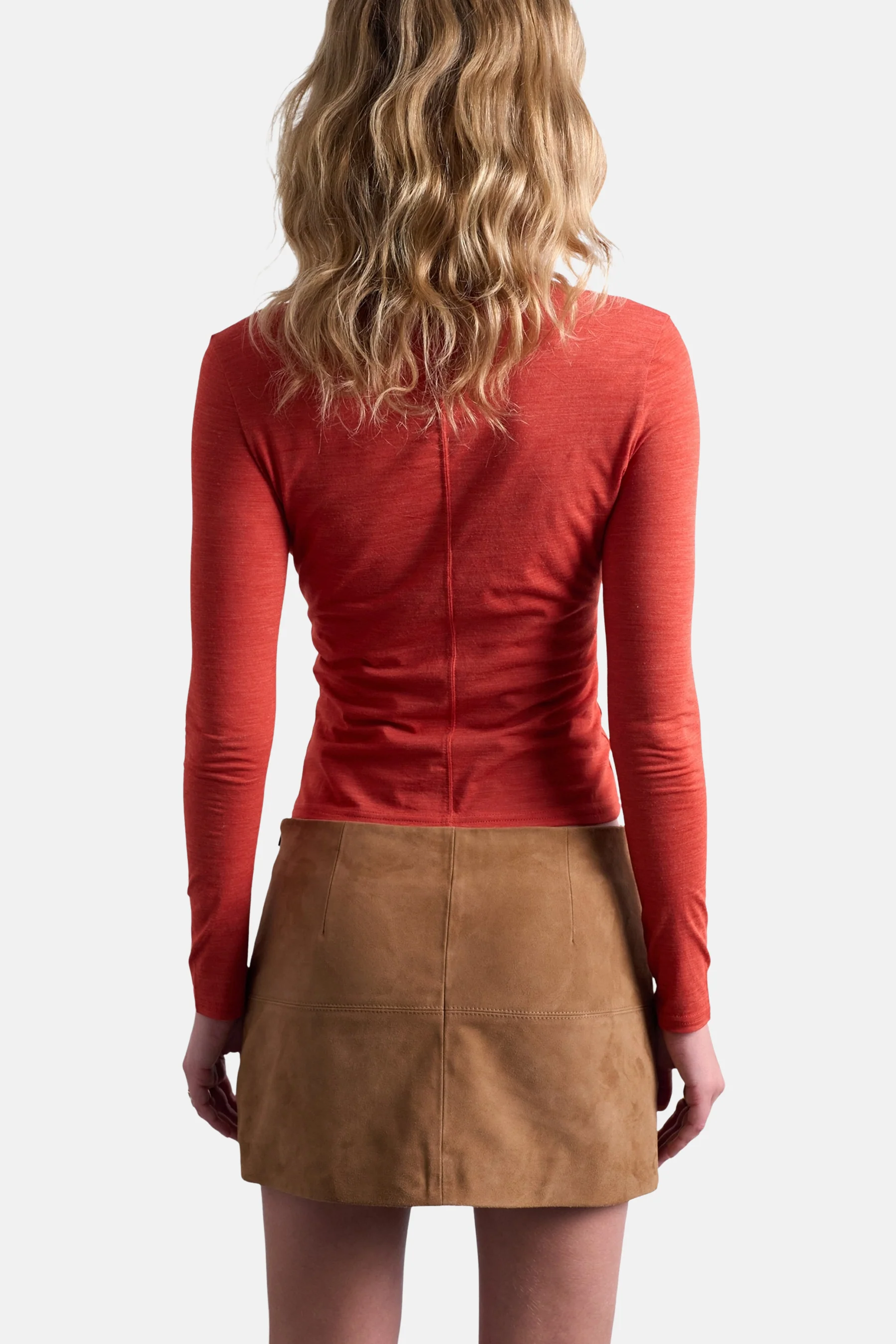 T-shirt met lange mouwen - oranje - Image 3