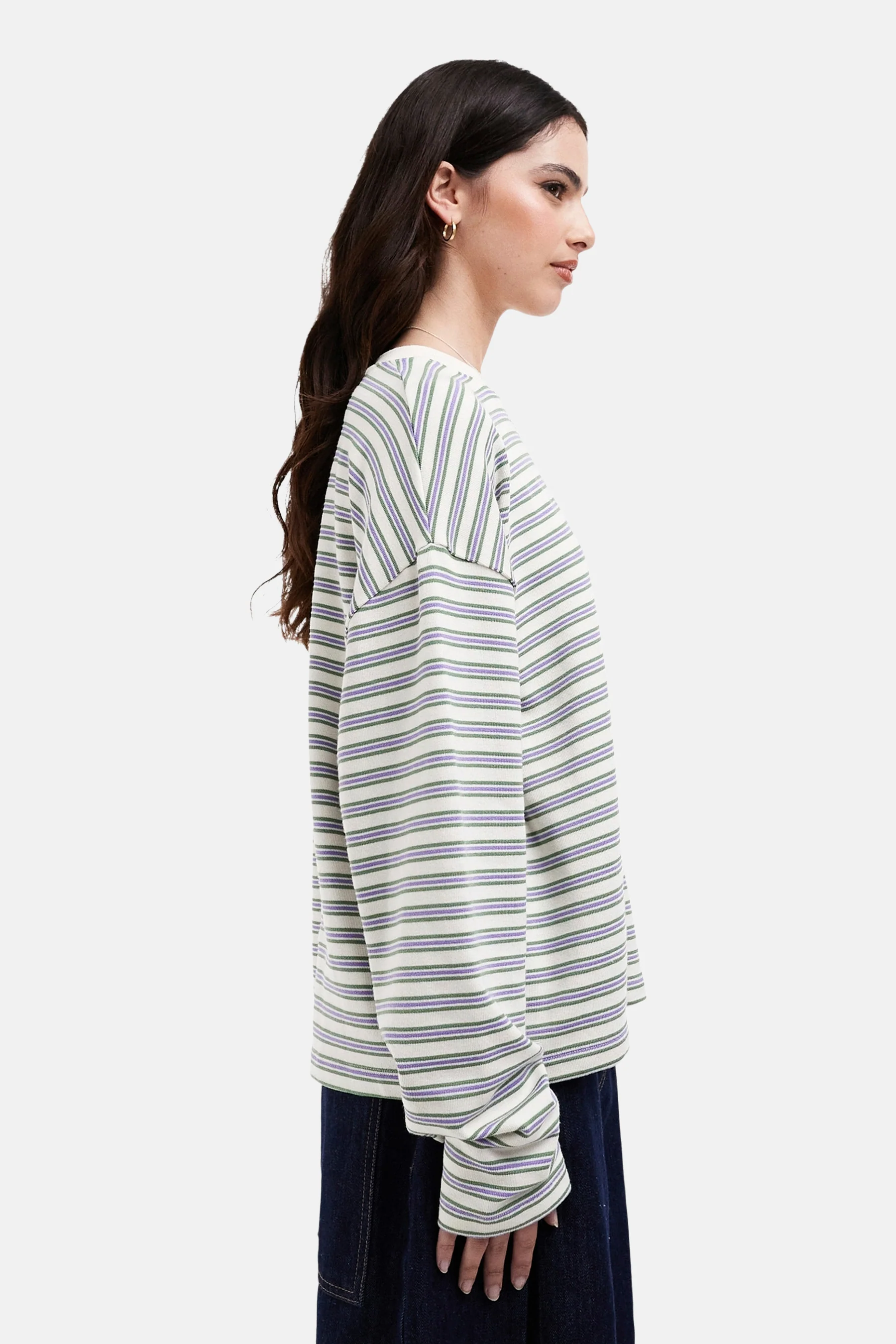 T-shirt met lange mouwen - wit - Image 2
