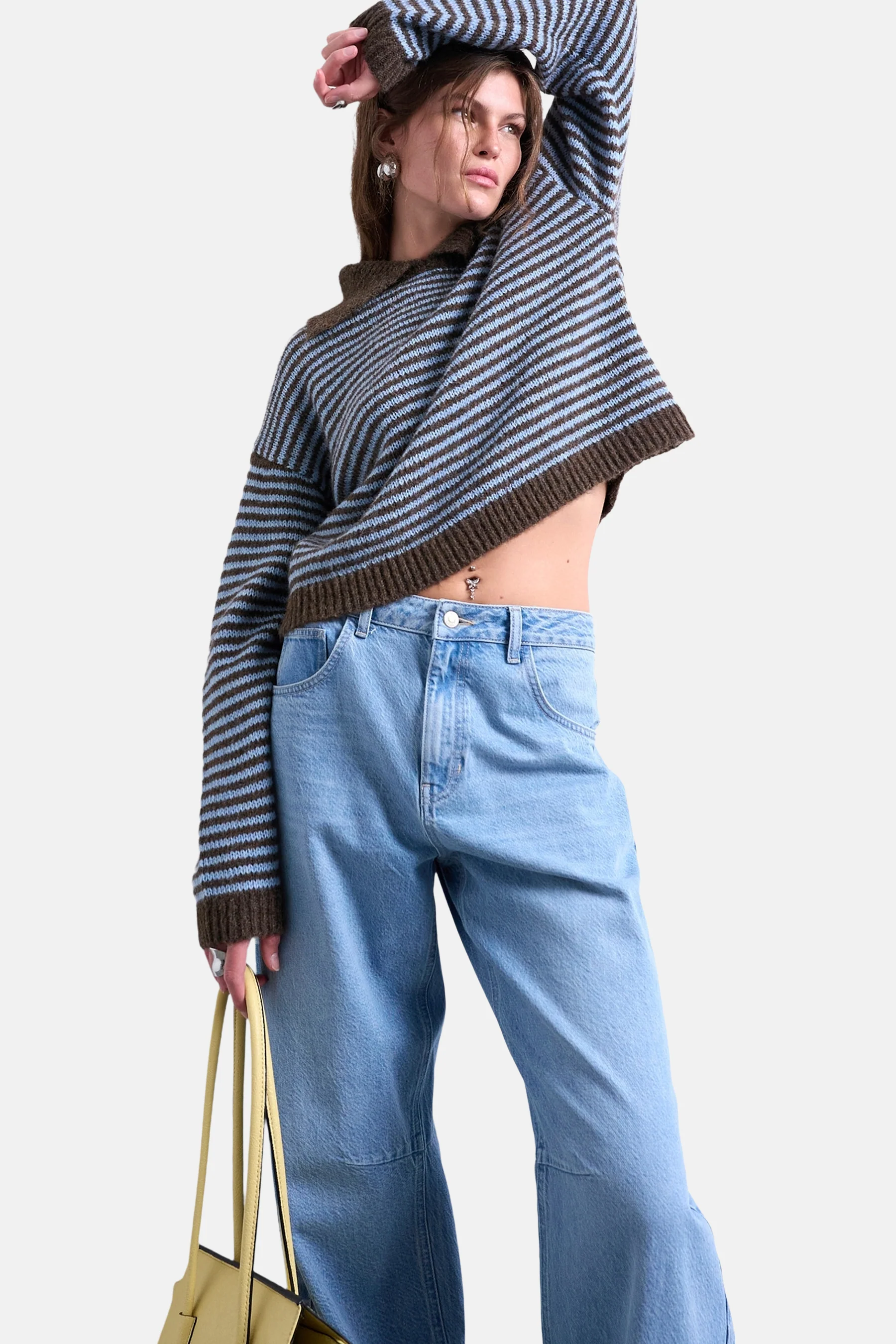 Pull met ronde hals - Multicolor