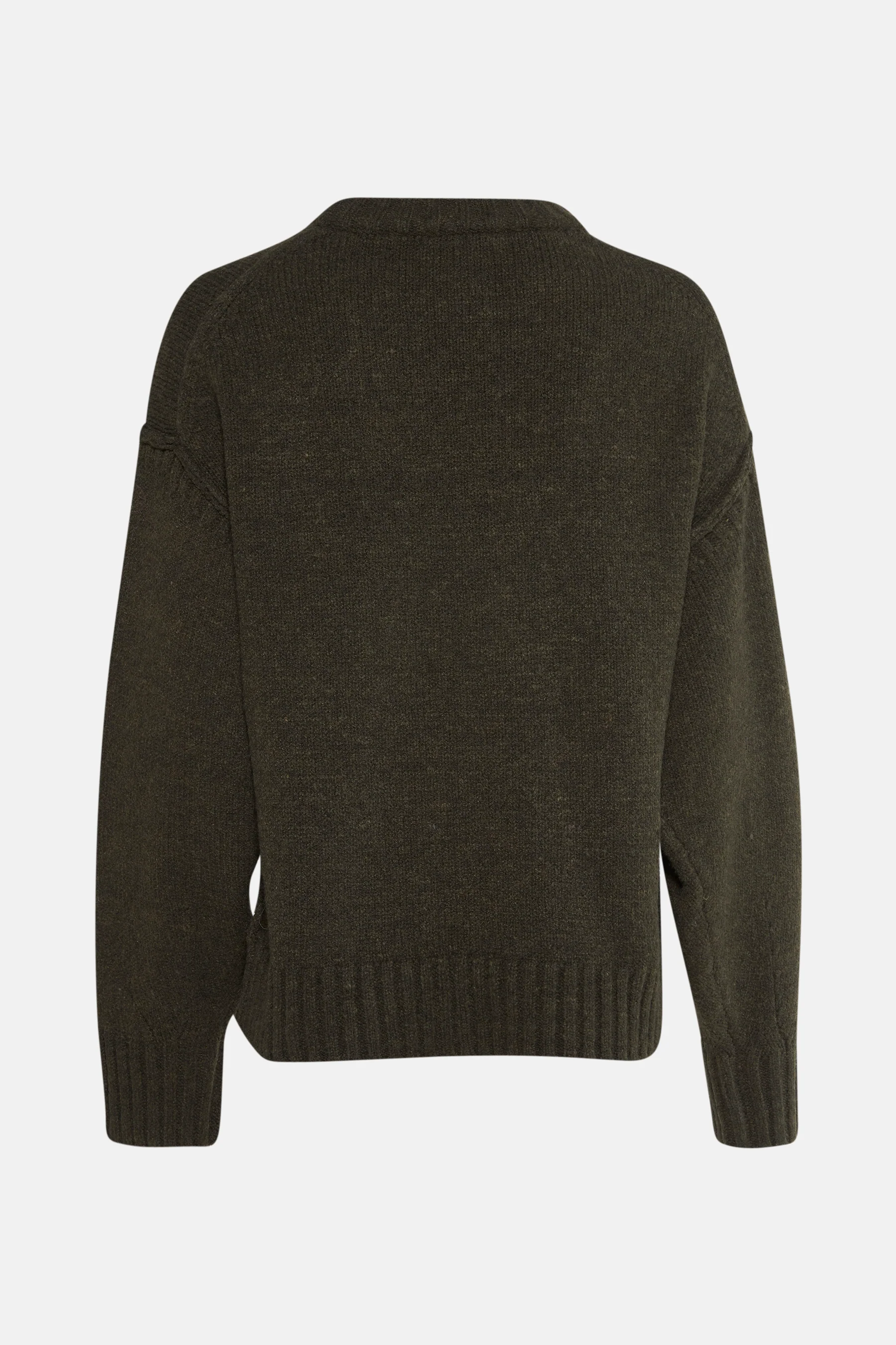 Pull met ronde hals - groen - Image 2