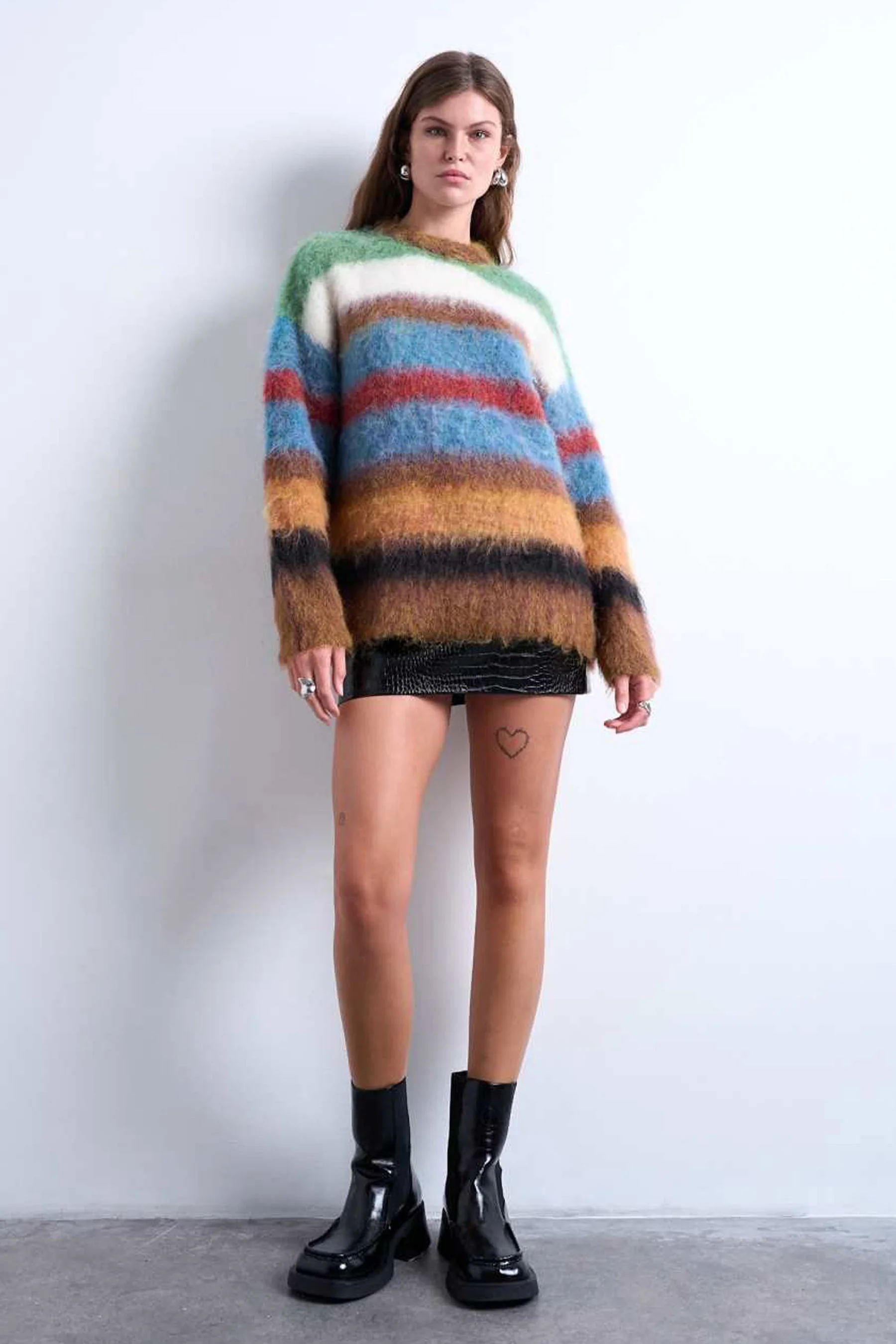 Pull met ronde hals - multicolor - Image 5