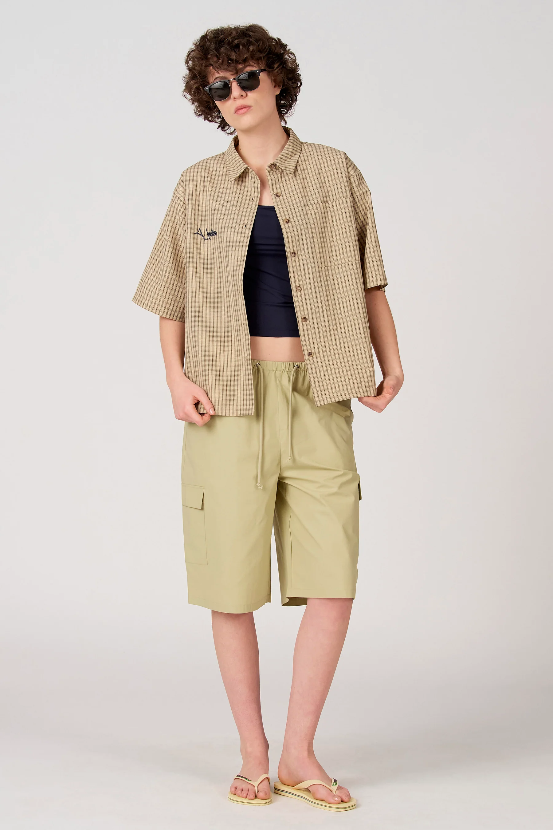 Hemd met korte mouwen - beige - Image 3
