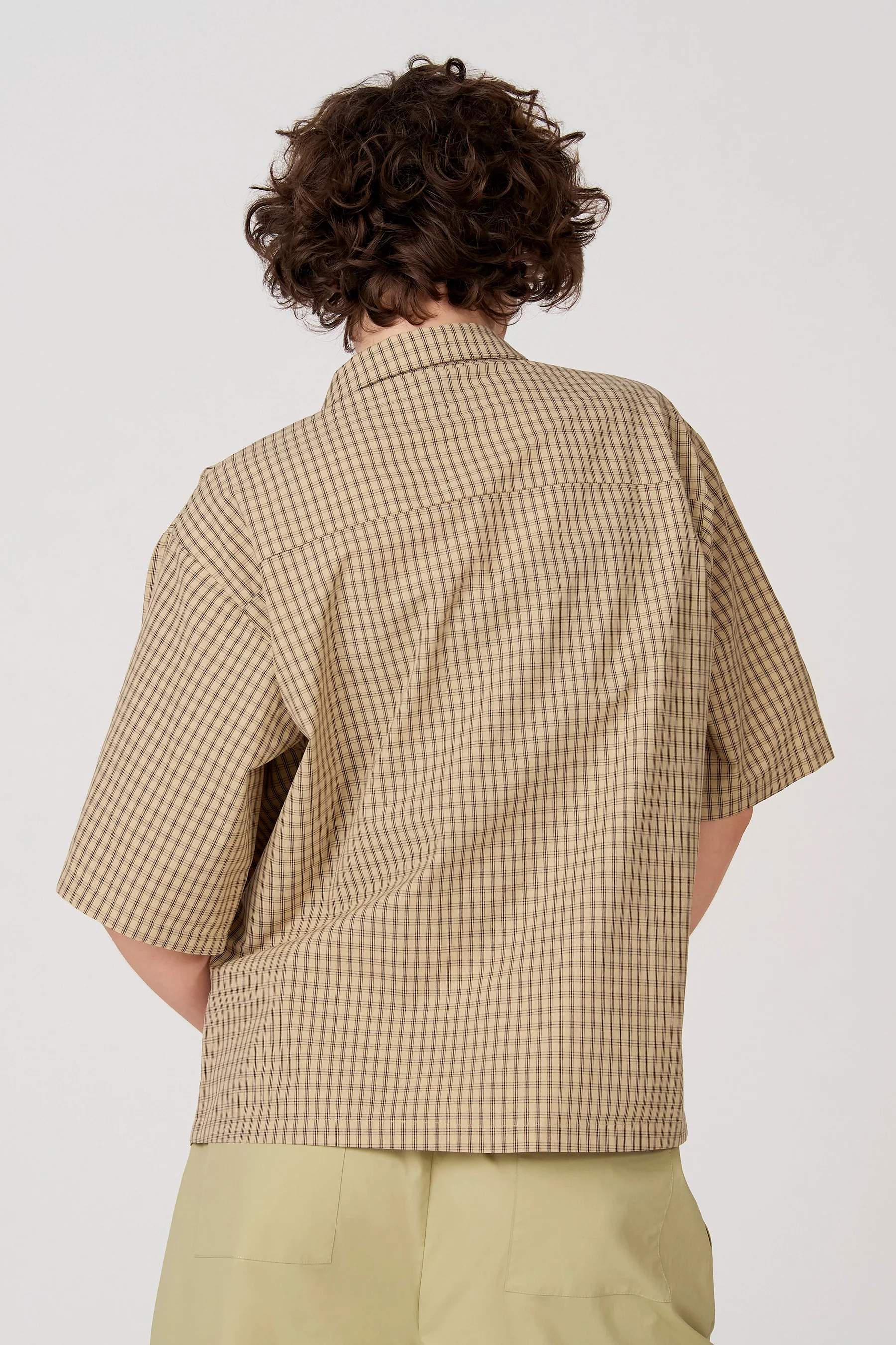 Hemd met korte mouwen - beige - Image 4