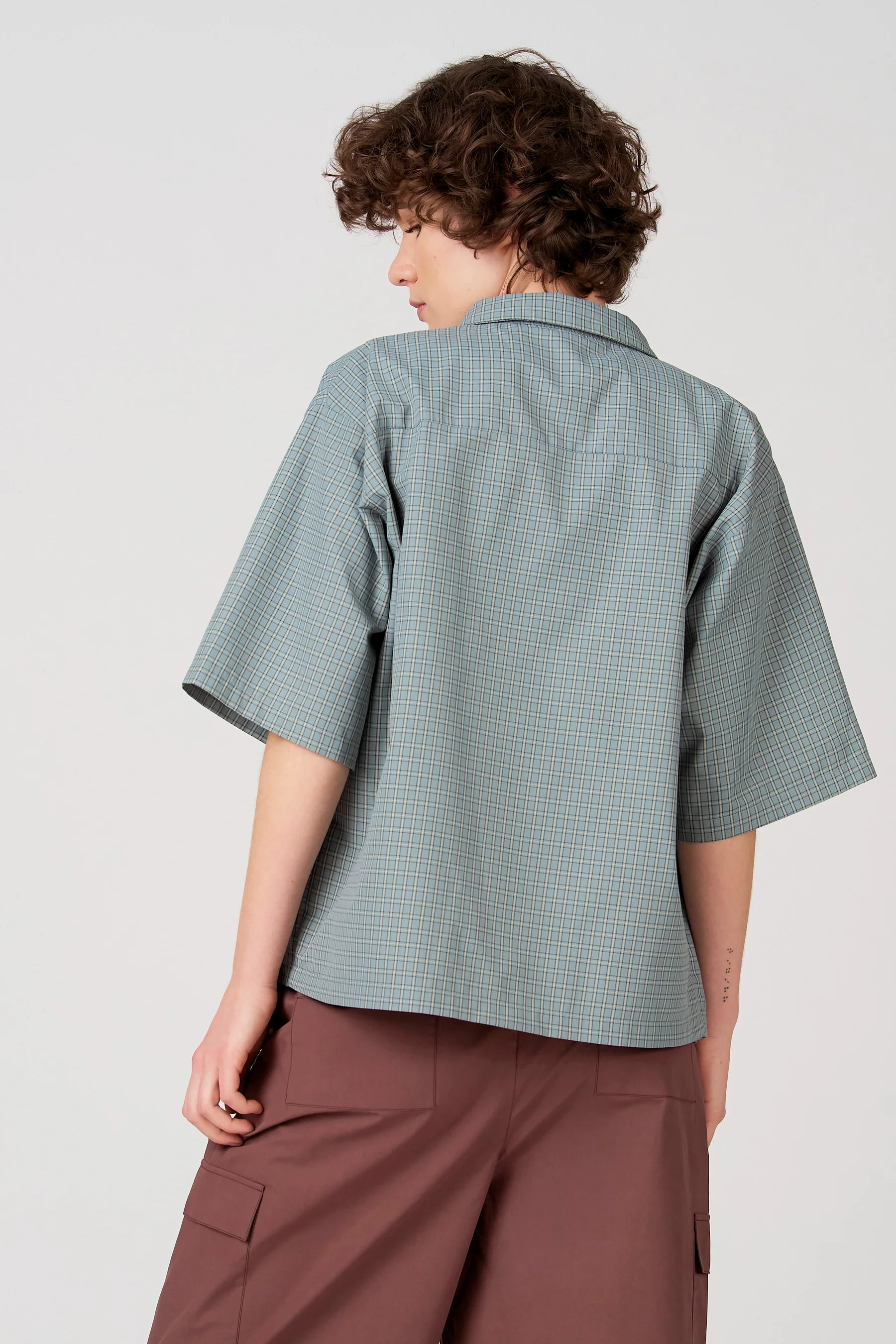 Hemd met korte mouwen - blauw - Image 3