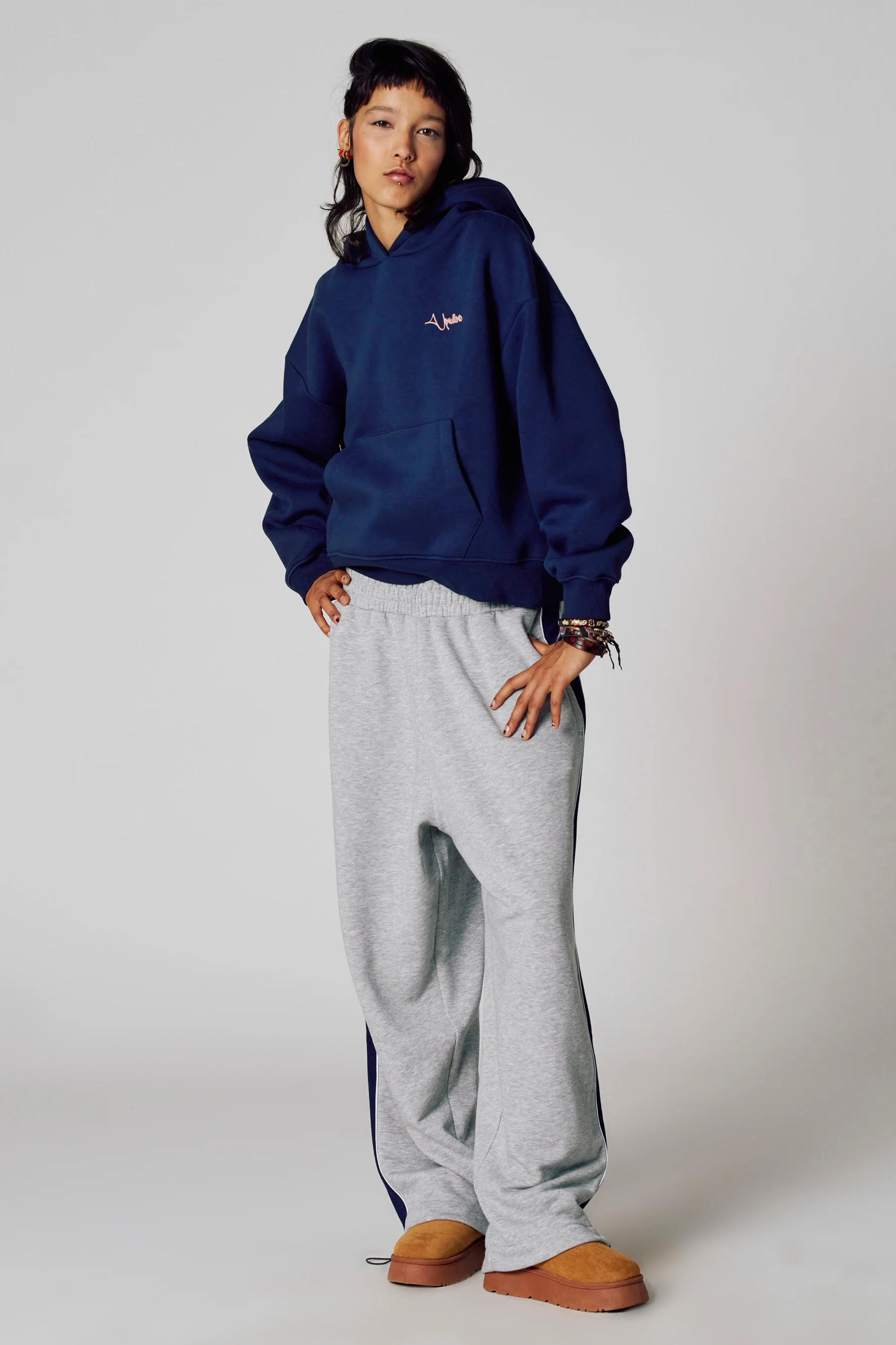 Sweater met kap - blauw - Image 2