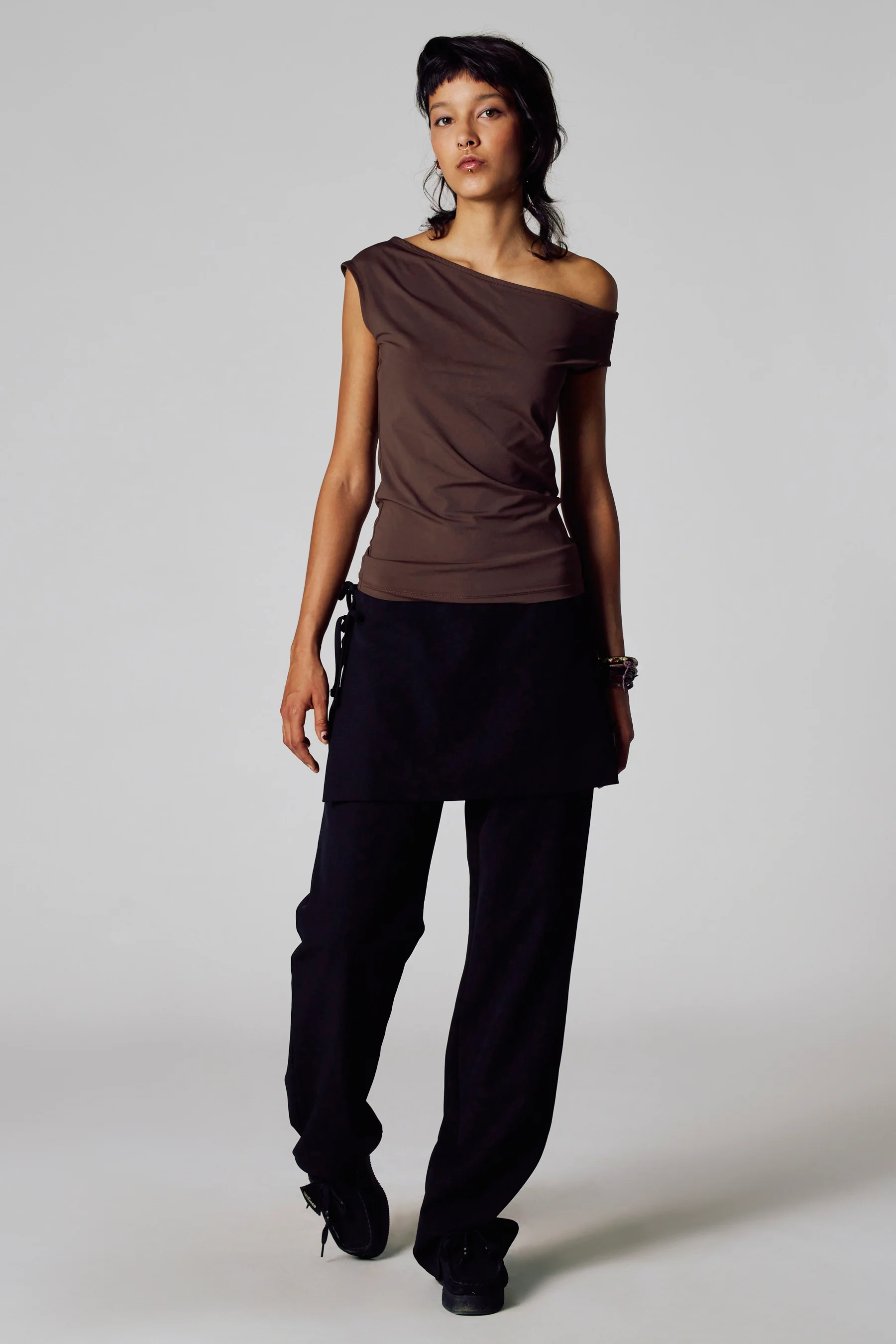 T-shirt met korte mouwen - bruin - Image 6