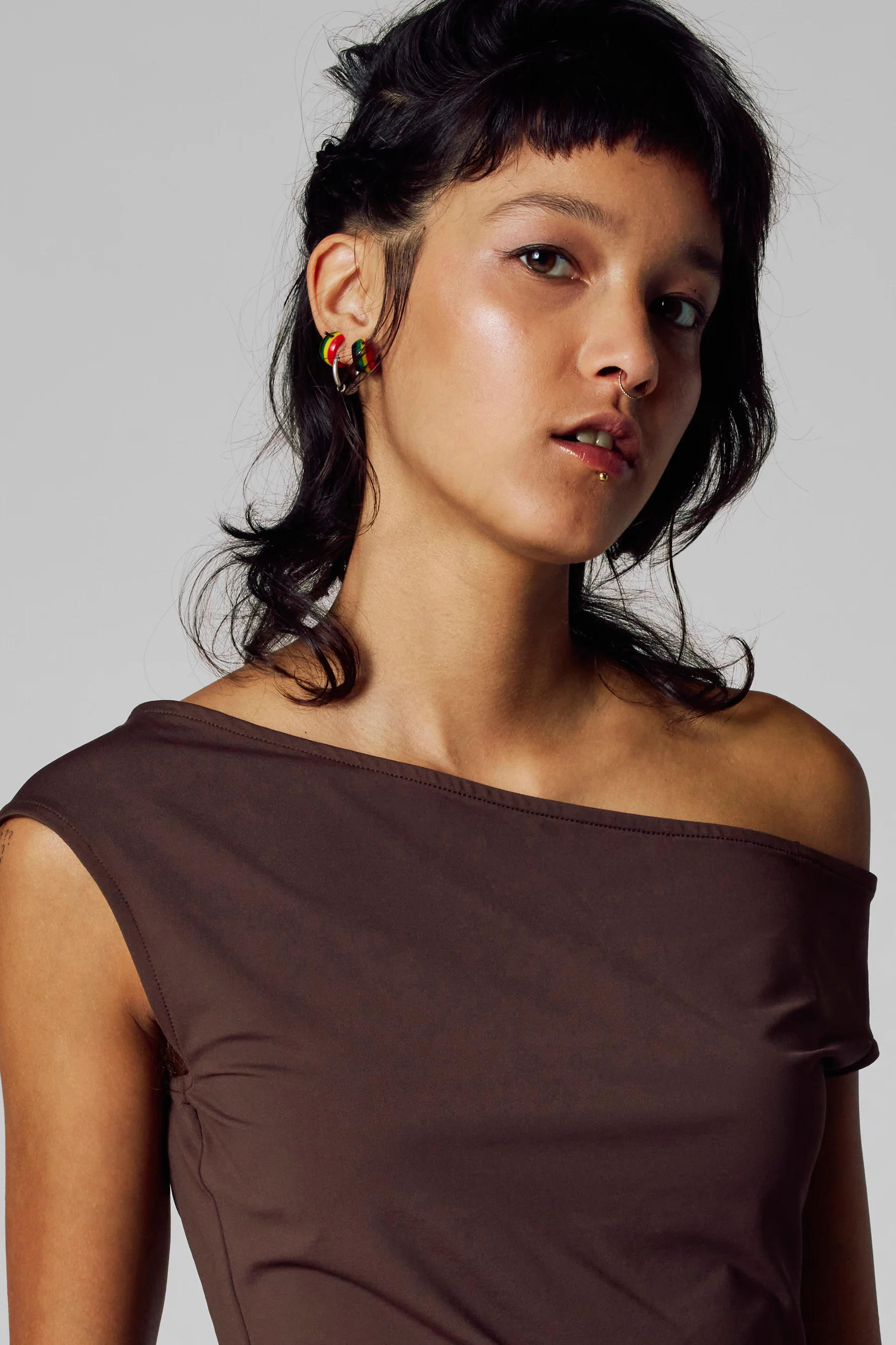 T-shirt met korte mouwen - bruin - Image 8