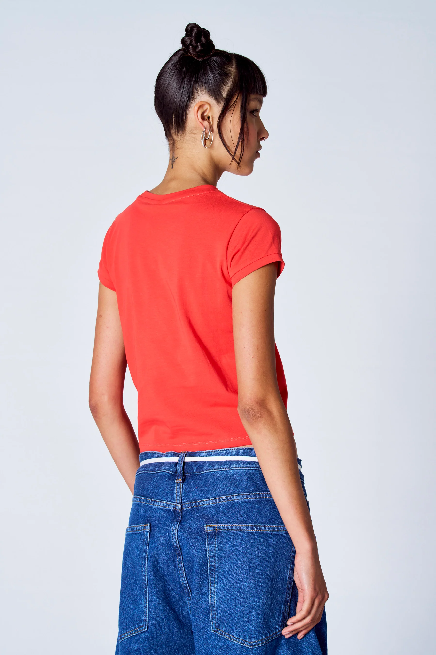 T-shirt met korte mouwen - rood - Image 3
