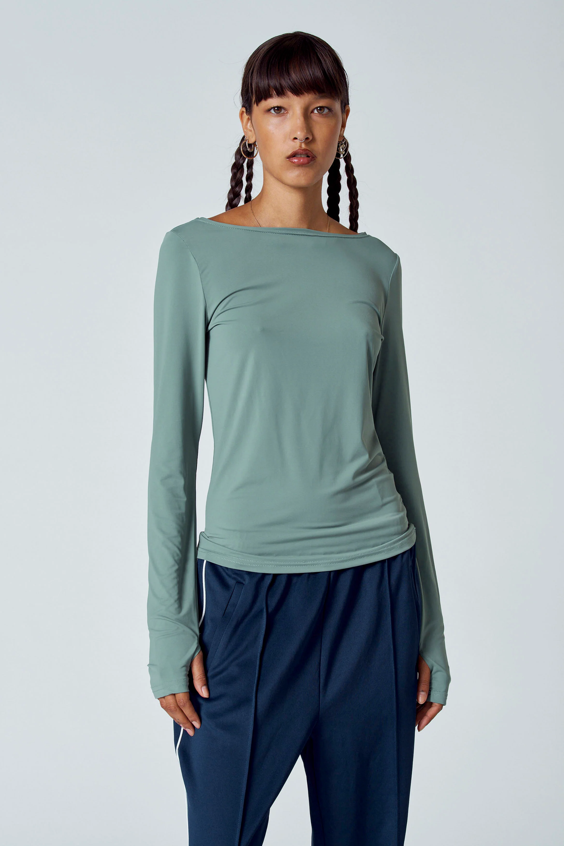 T-shirt met lange mouwen - groen