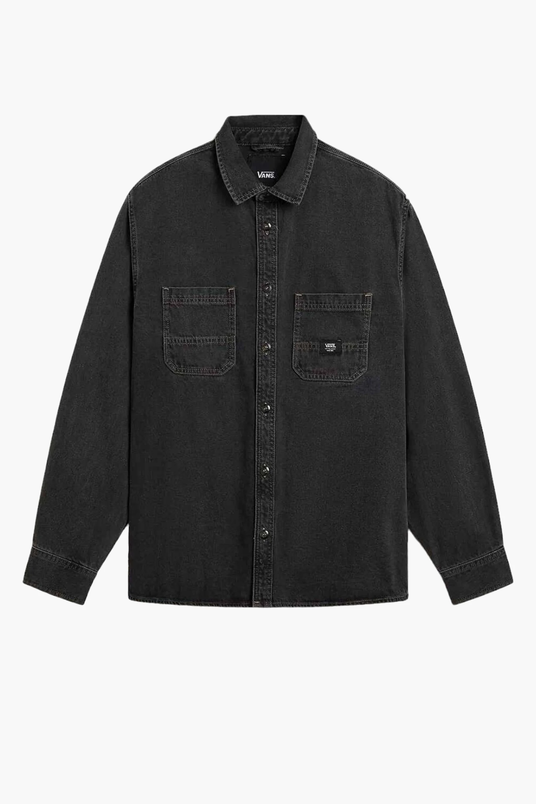 Hemd met lange mouwen - dark grey denim - Image 4