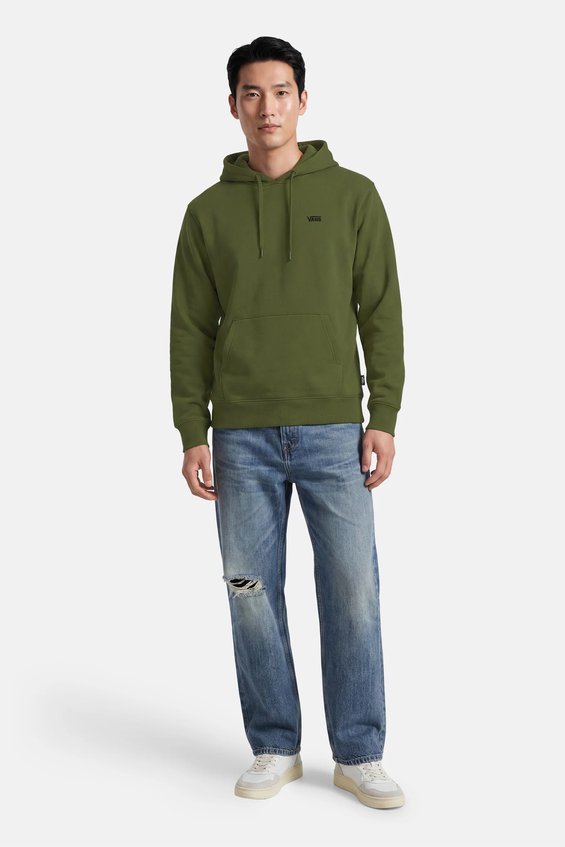 Sweater met kap - groen - Image 2