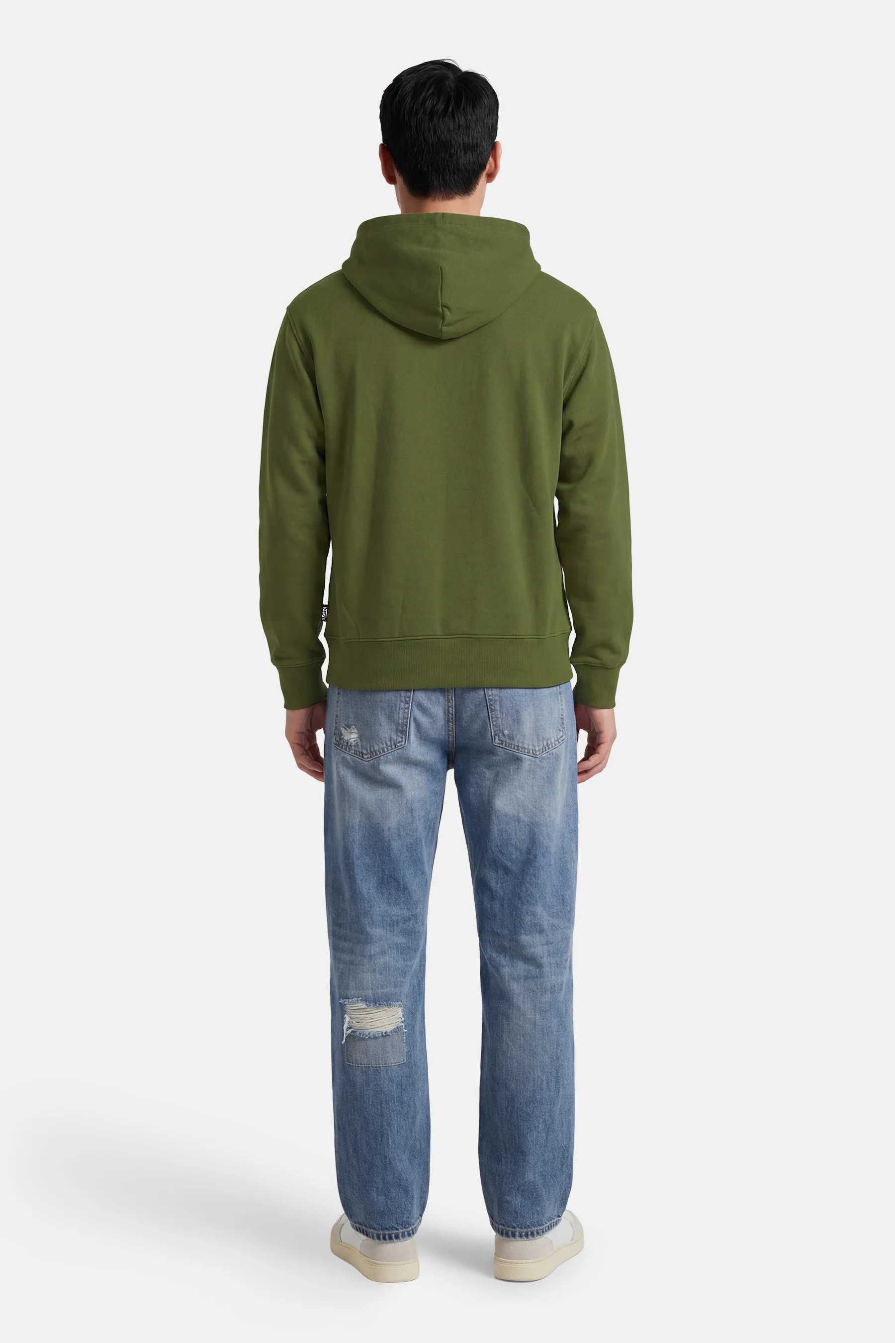 Sweater met kap - groen - Image 3