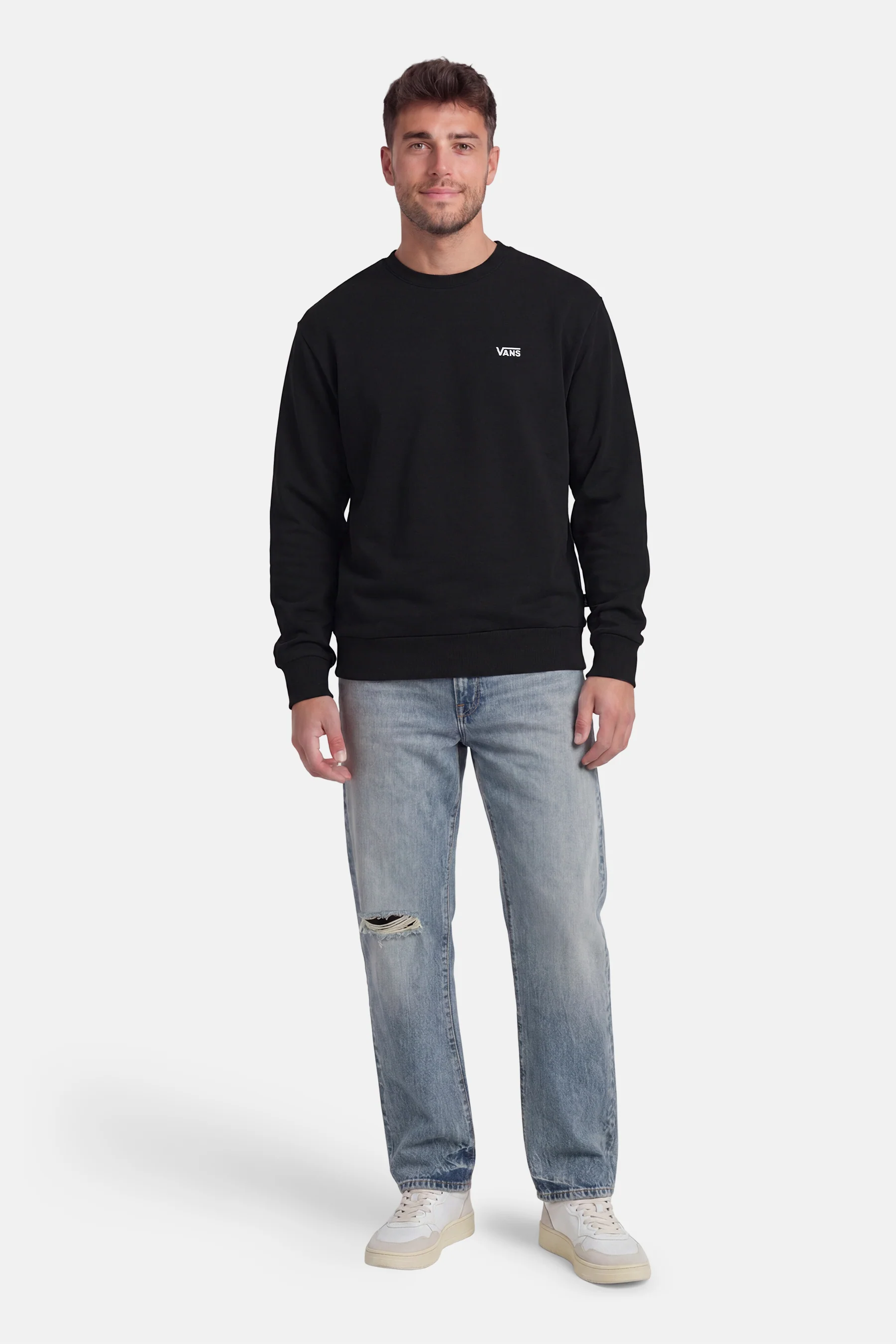 Sweater O-hals - zwart - Image 2