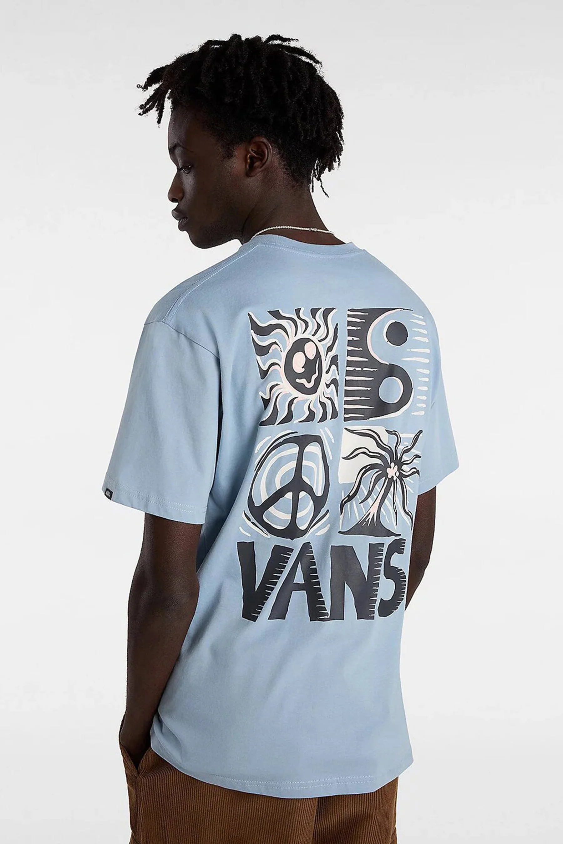 T-shirt (korte mouwen) blauw - VANS “OFF THE WALL”