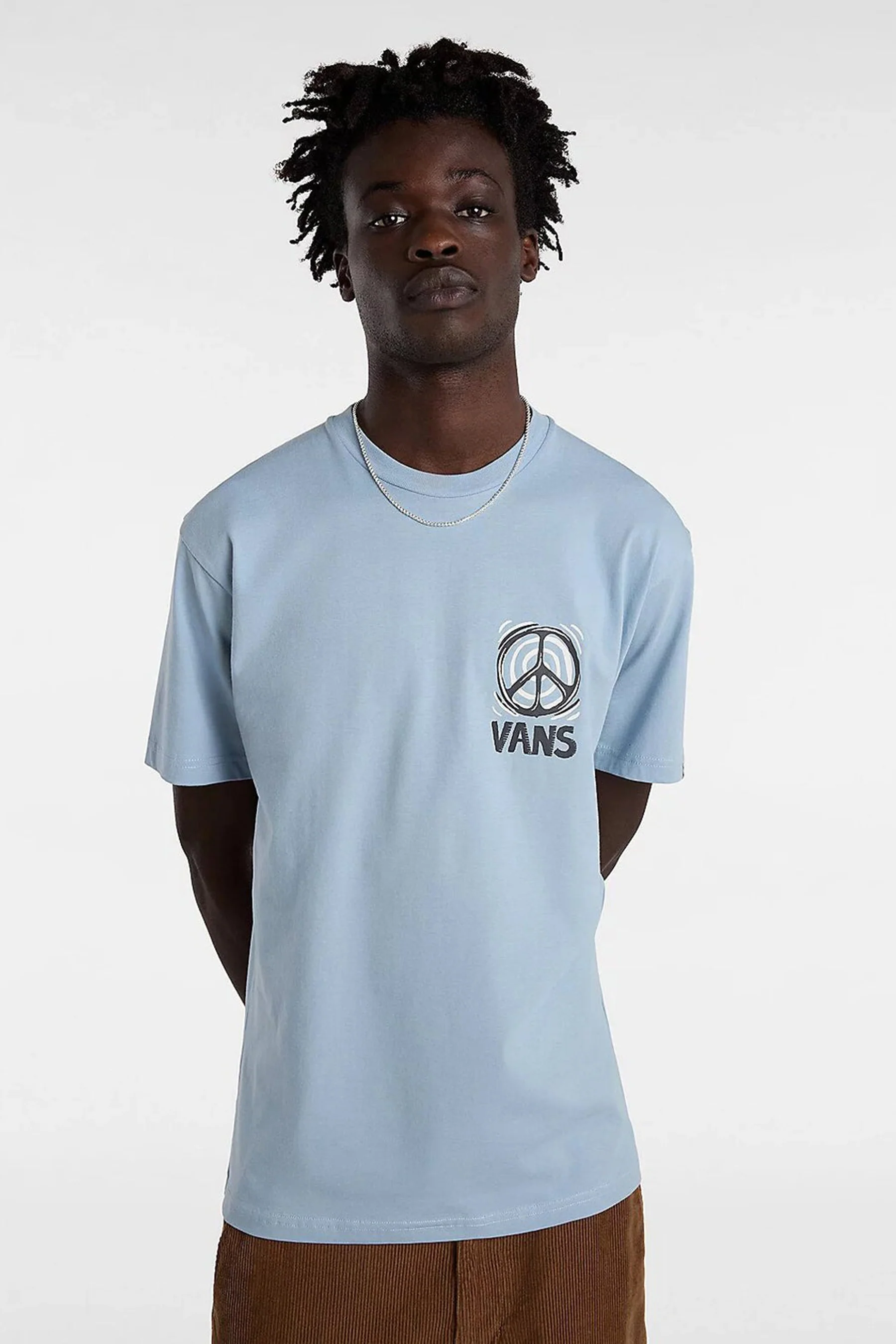 T-shirt (korte mouwen) blauw - VANS “OFF THE WALL” - Image 2