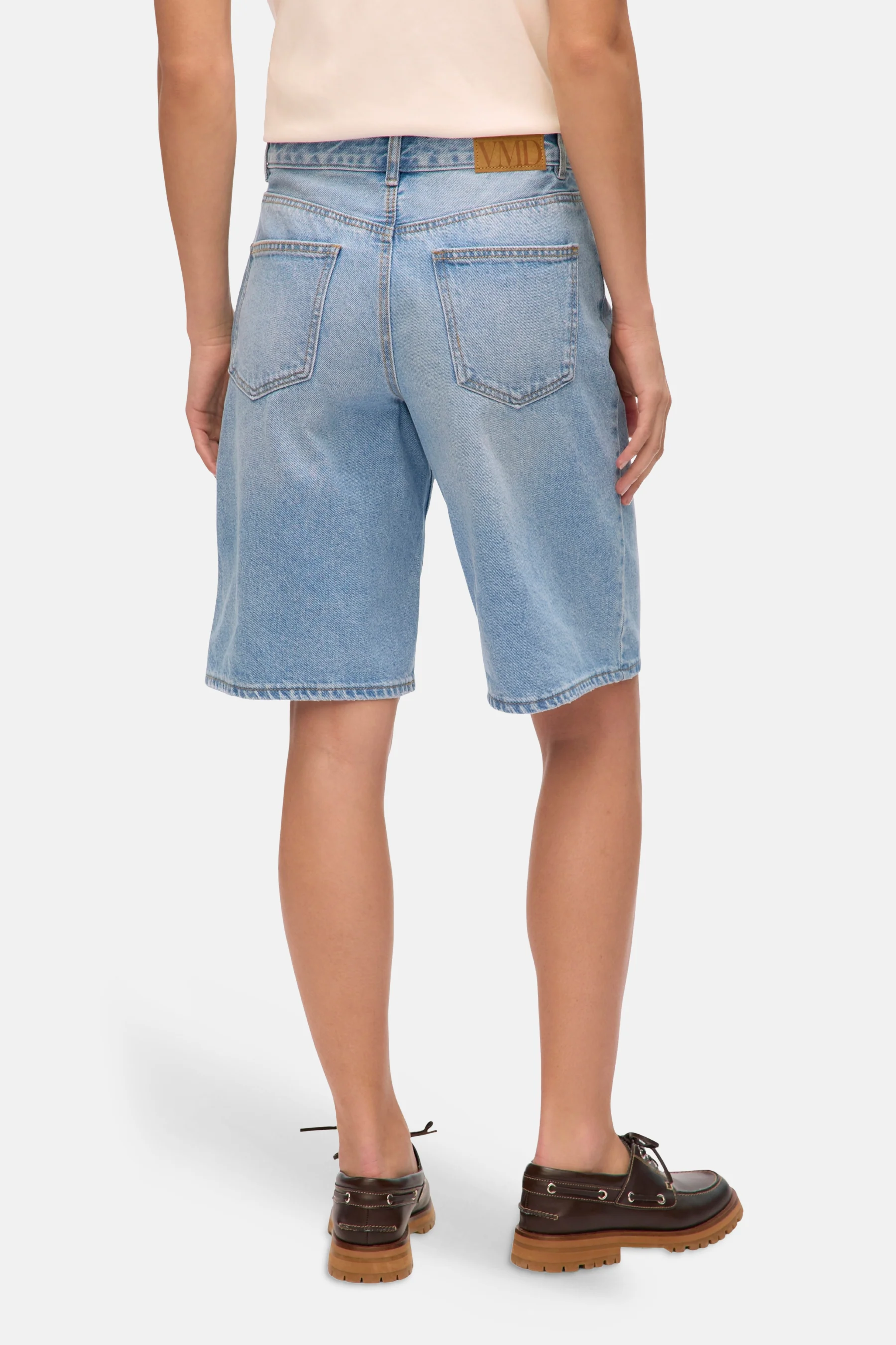 Short - light blue denim - Image 3
