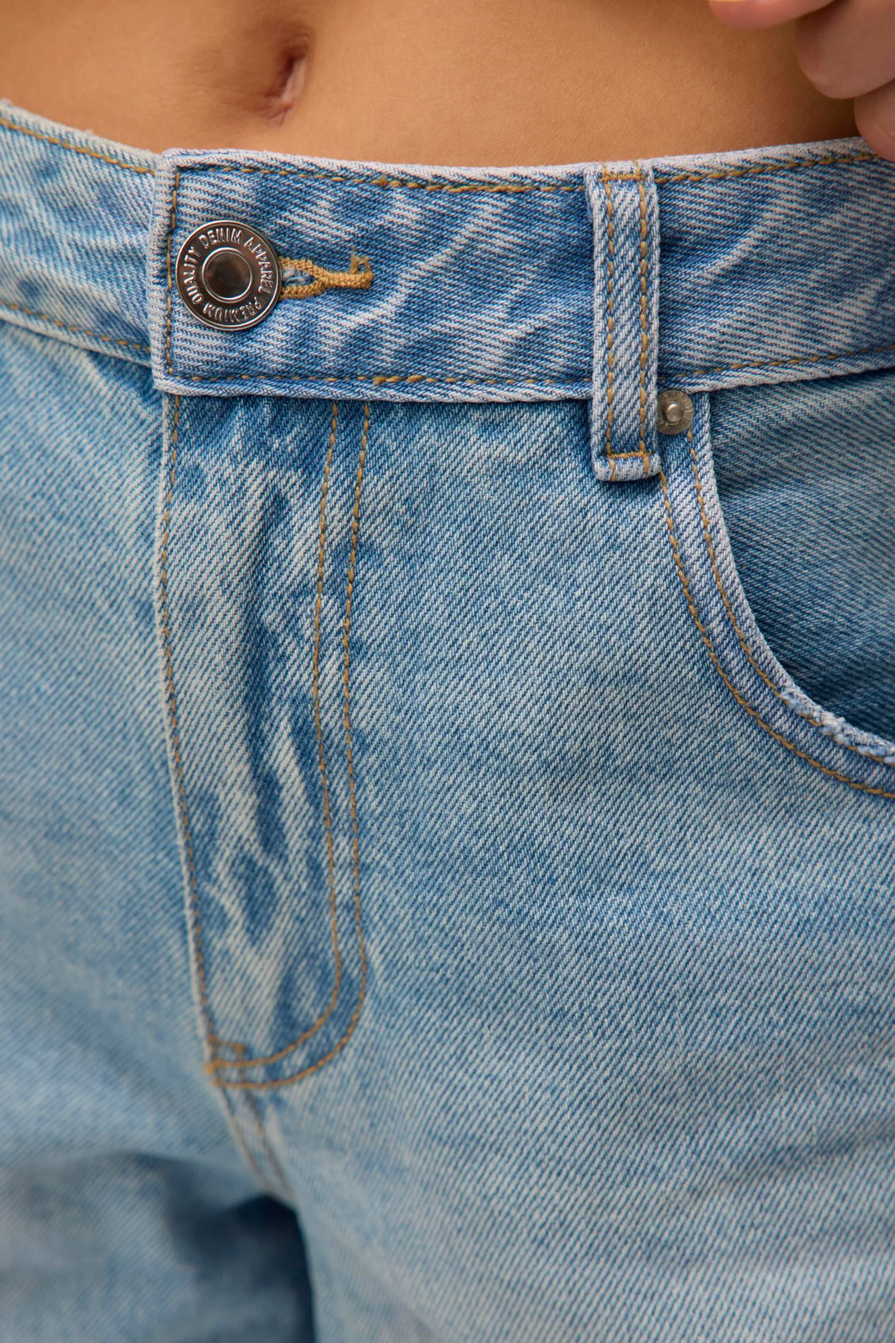 Short - light blue denim - Image 5