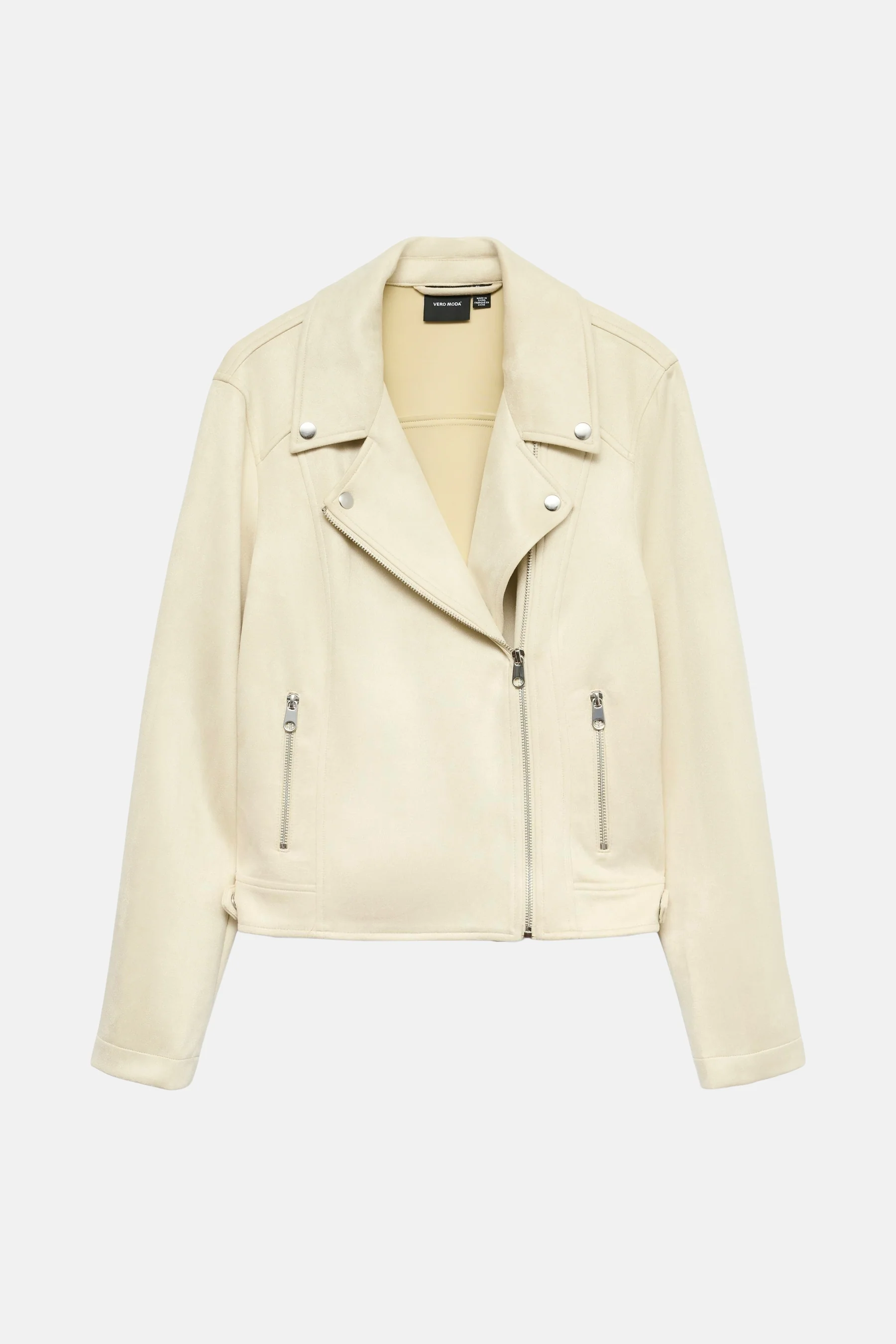 Jas in imitatieleer - beige - Image 8