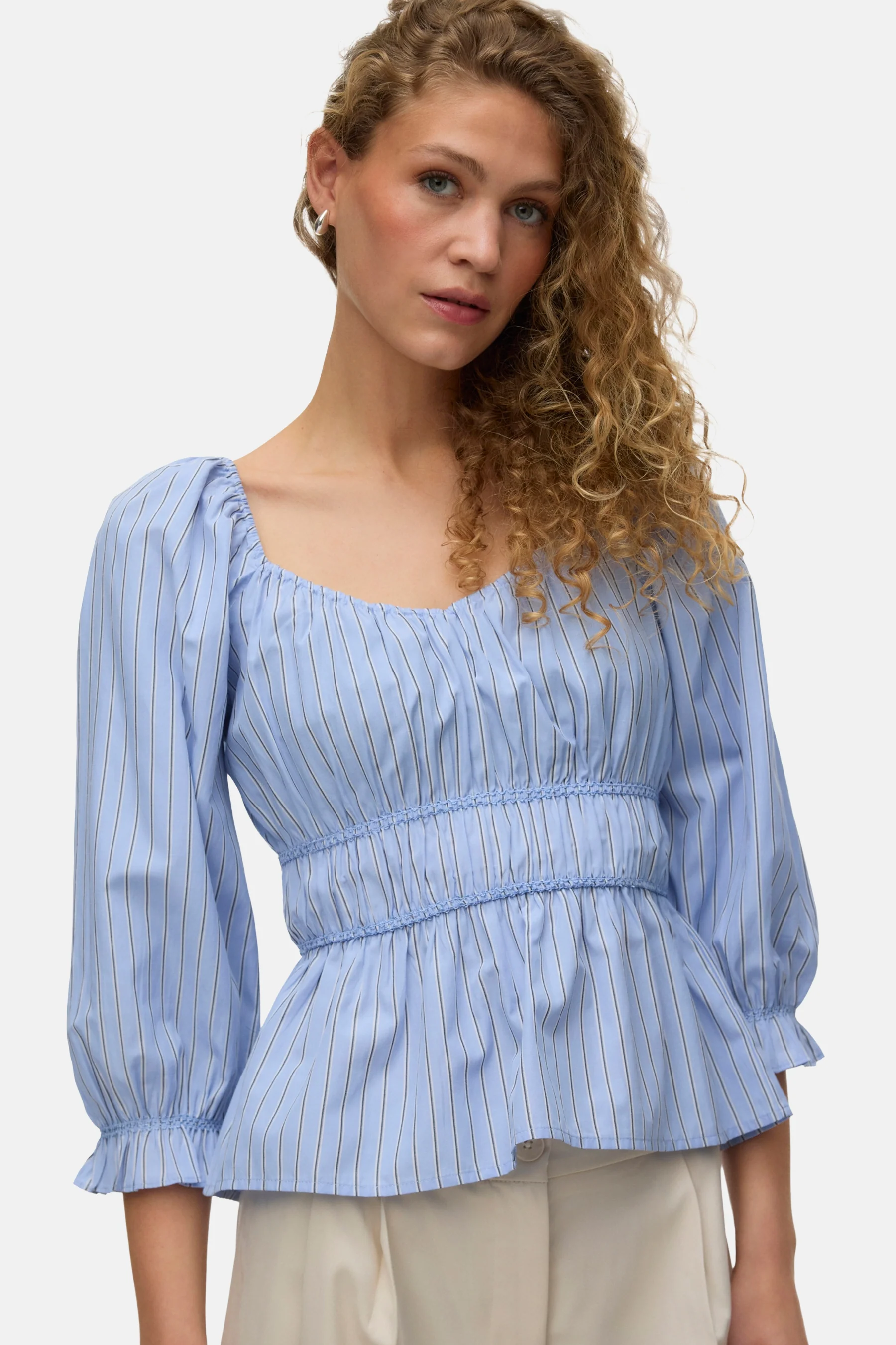 Blouse - blauw