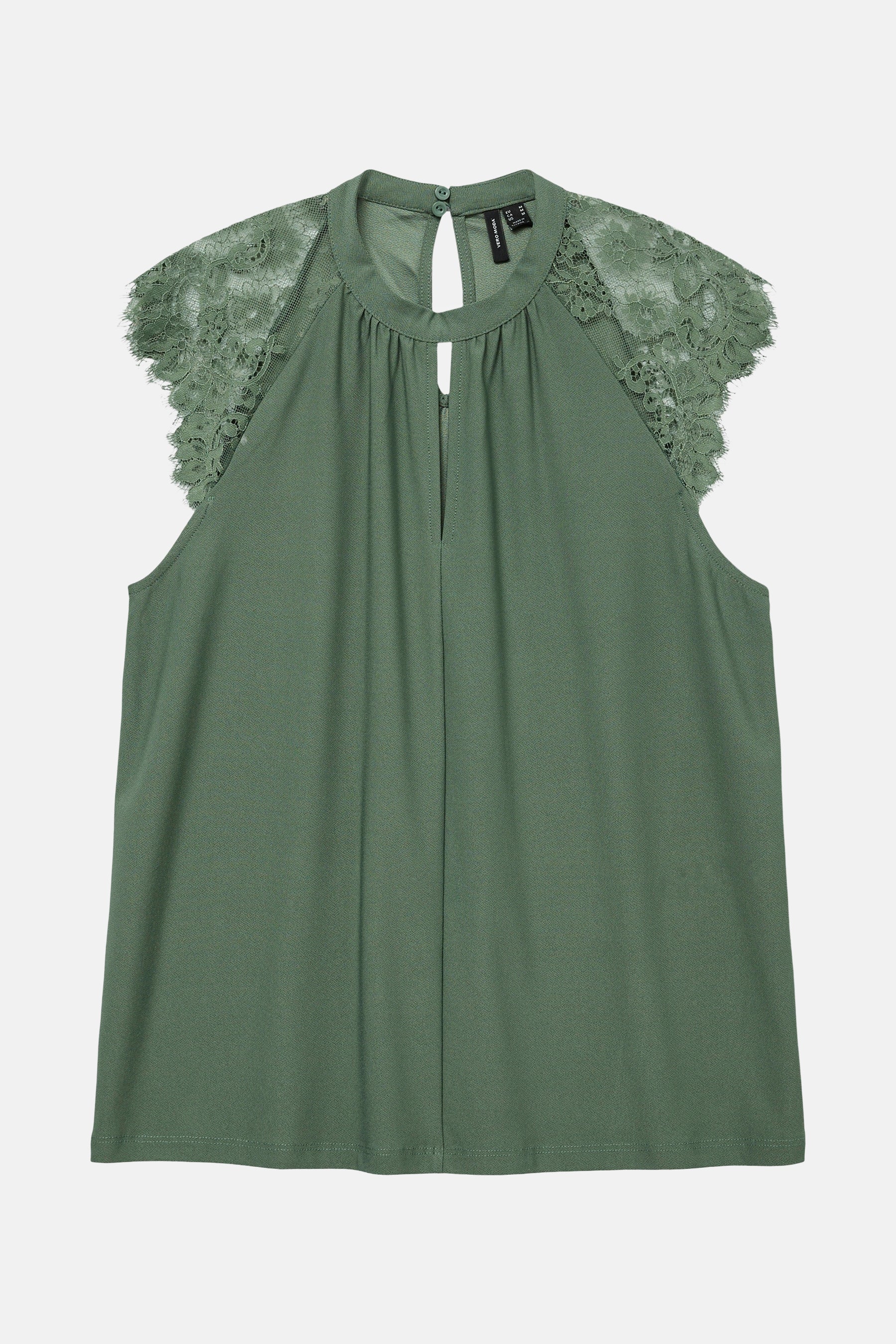 Blouse met korte mouwen - groen - Image 7