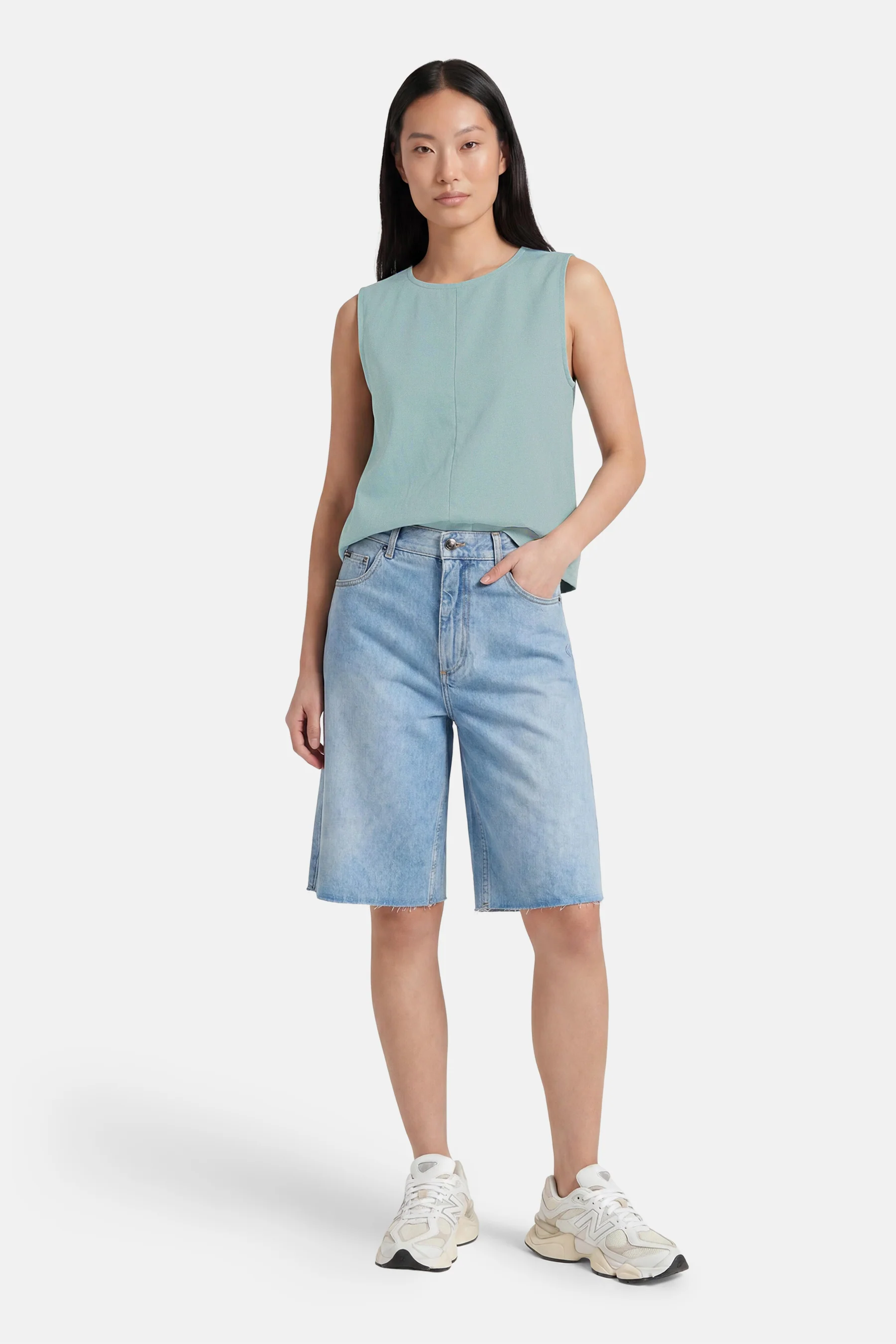 Blouse met korte mouwen - green - Image 2