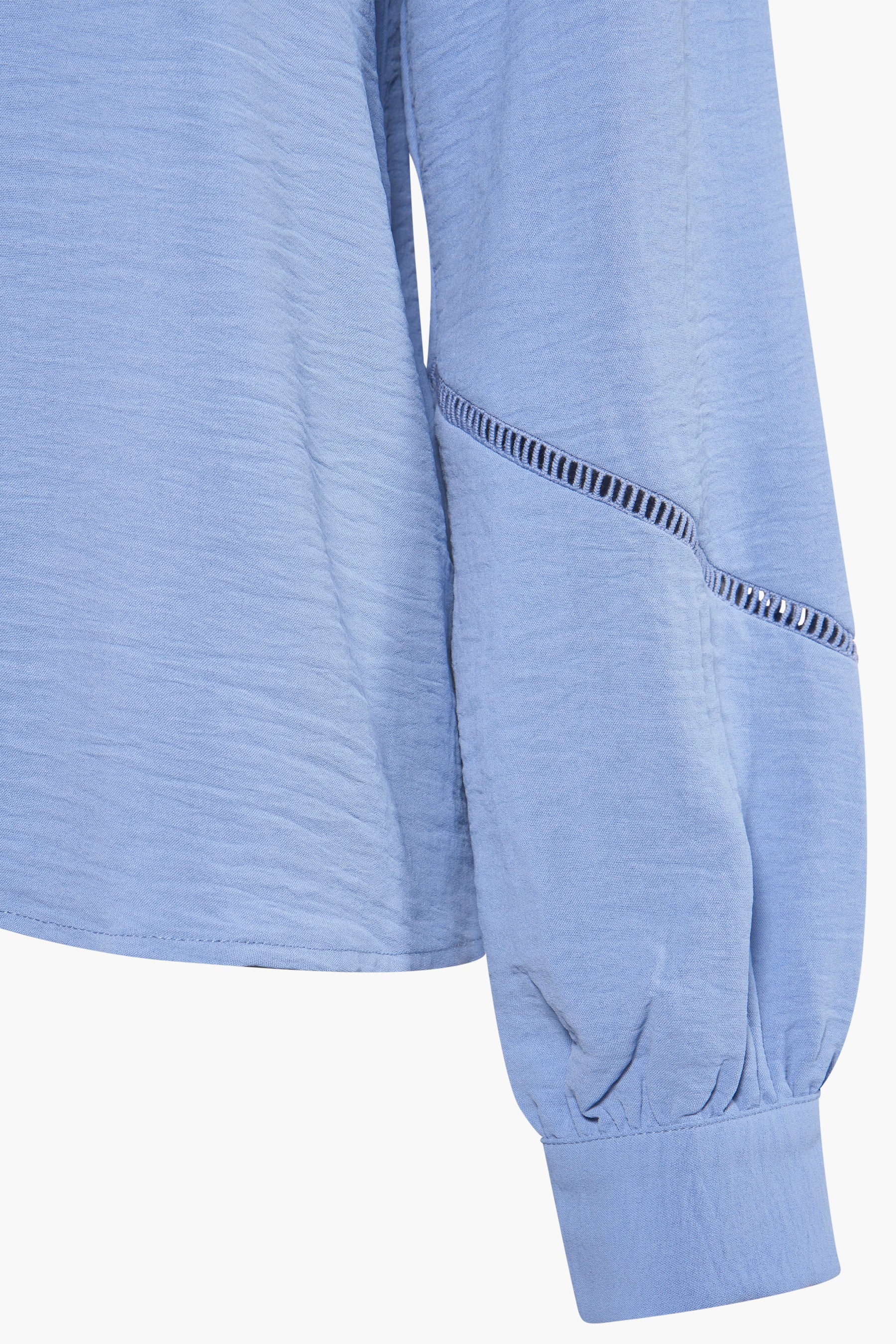 Blouse met lange mouwen - blauw - Image 3