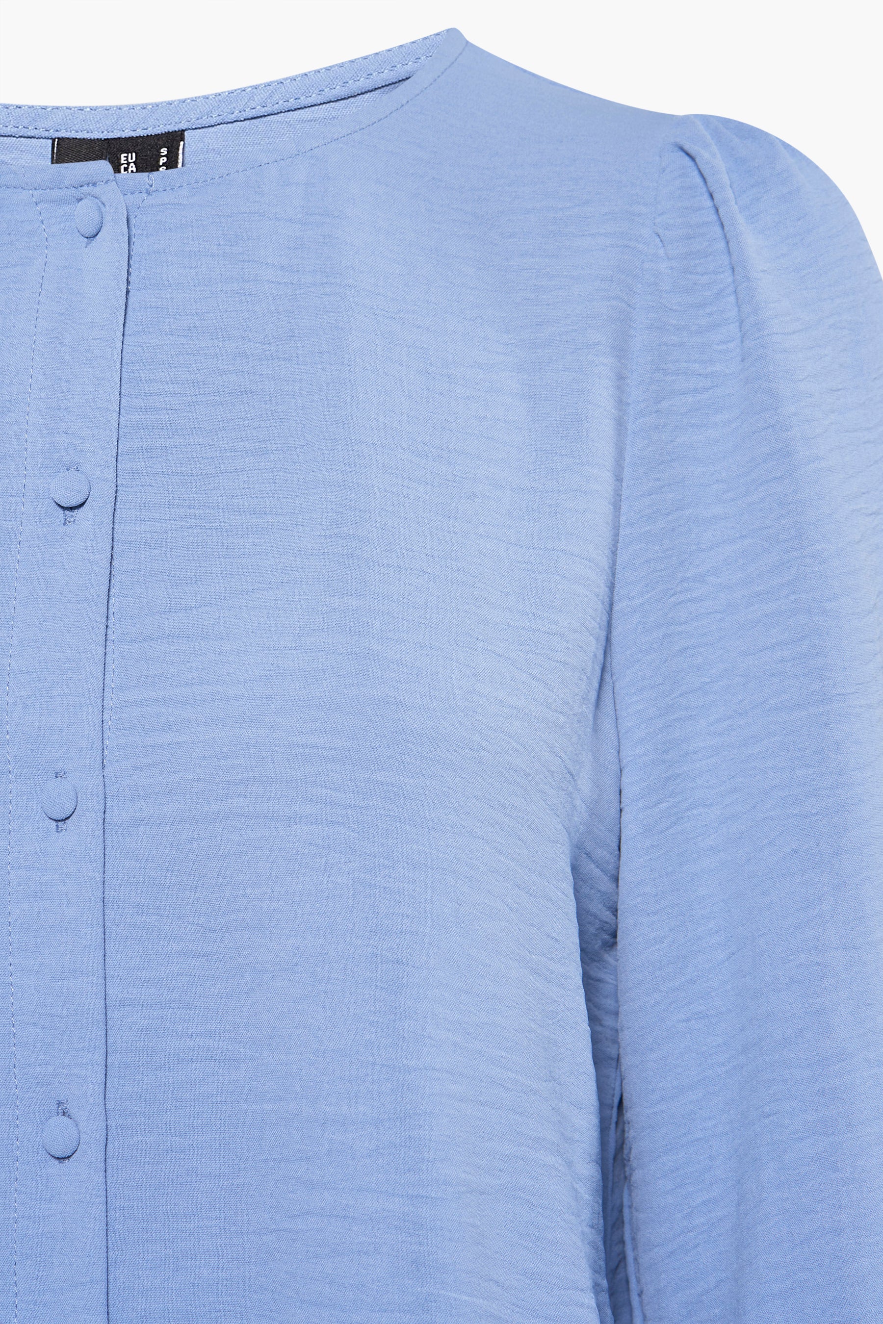 Blouse met lange mouwen - blauw - Image 4