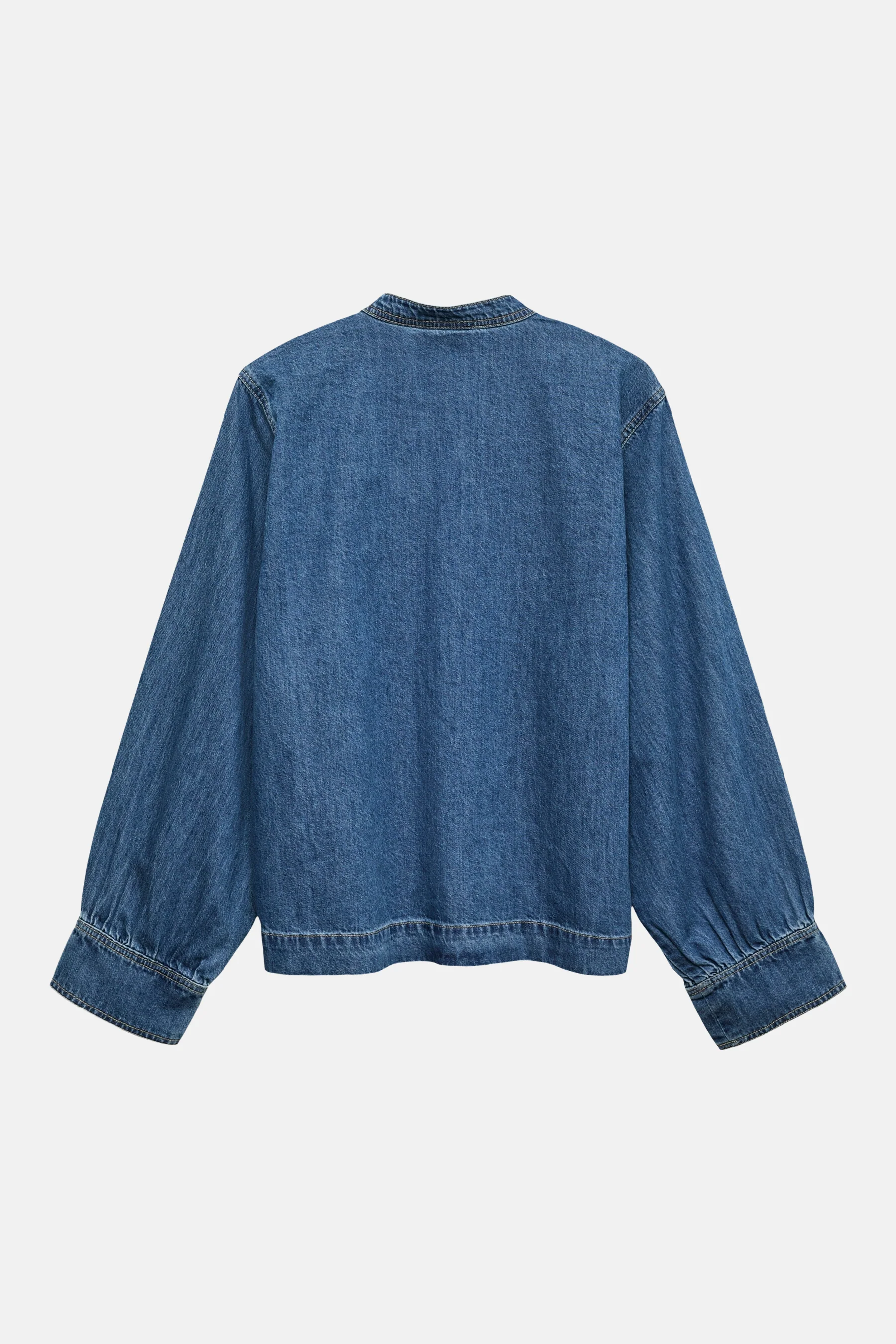 Blouse met lange mouwen - blauw - Image 6
