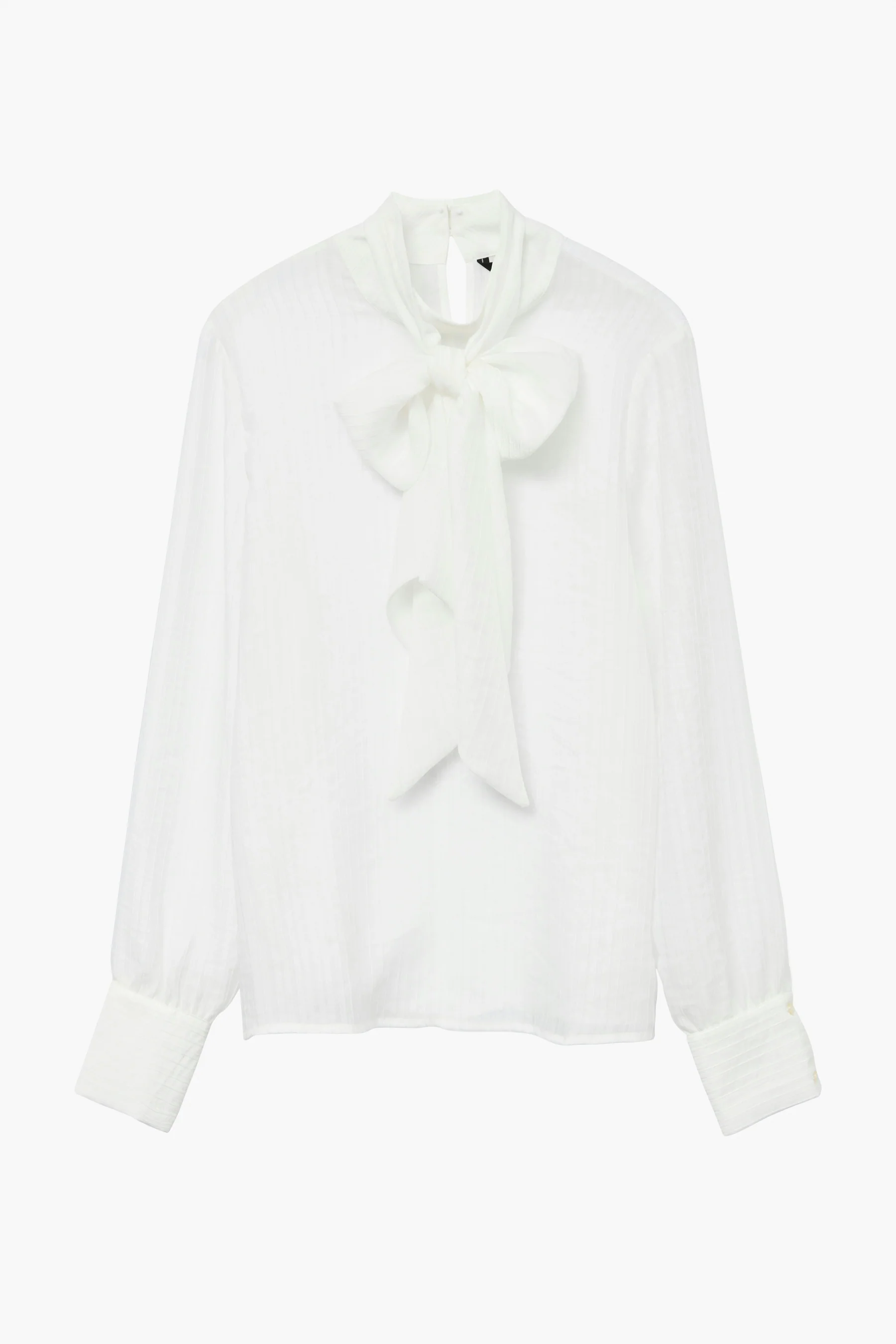 Blouse met lange mouwen - ecru
