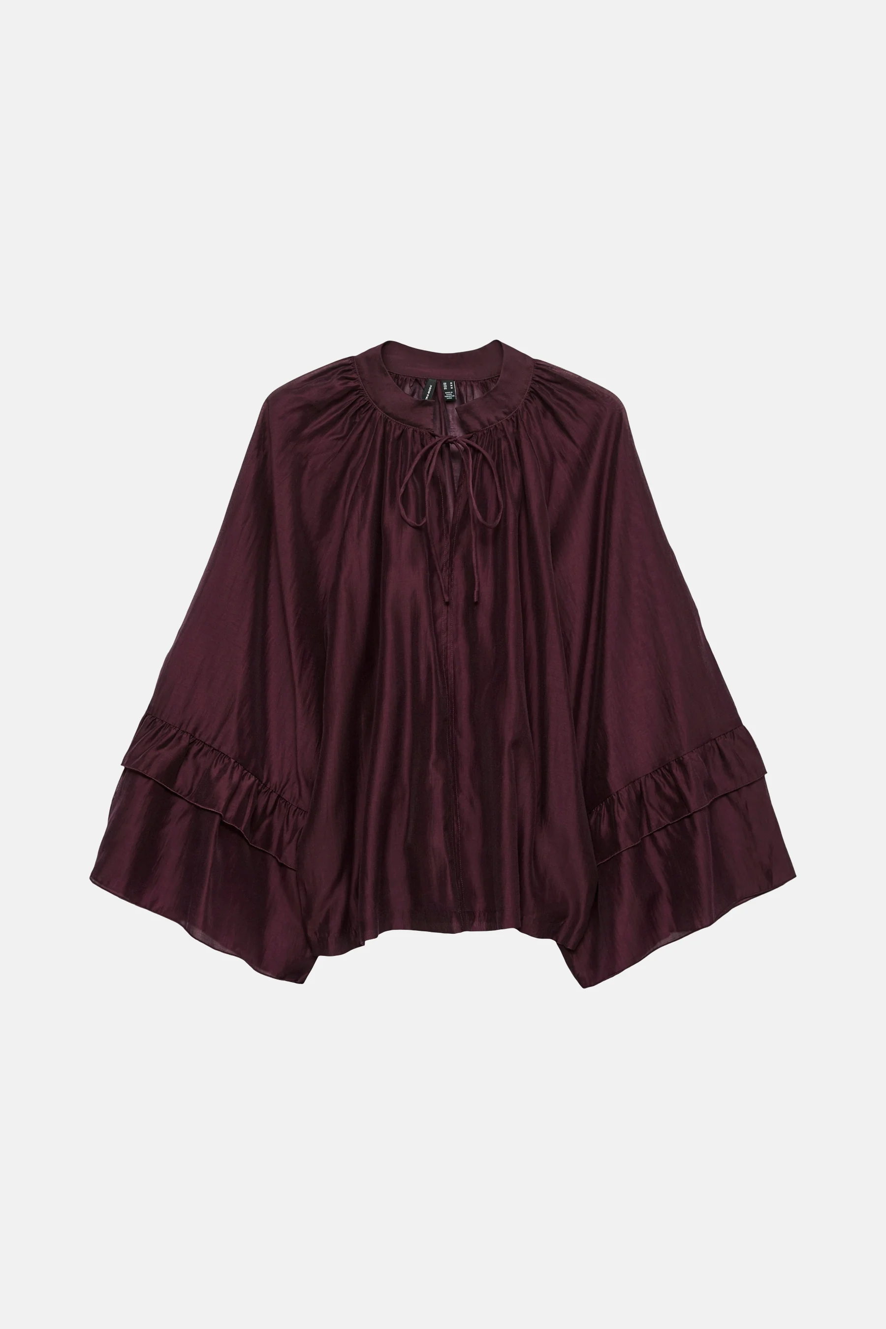 Blouse met lange mouwen - Bordeaux - Image 6
