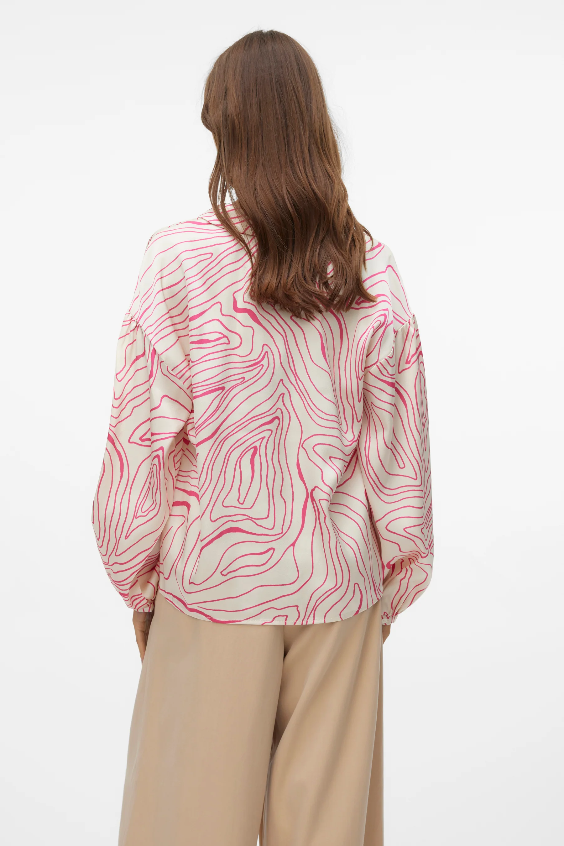 Blouse met lange mouwen - roze - Image 3