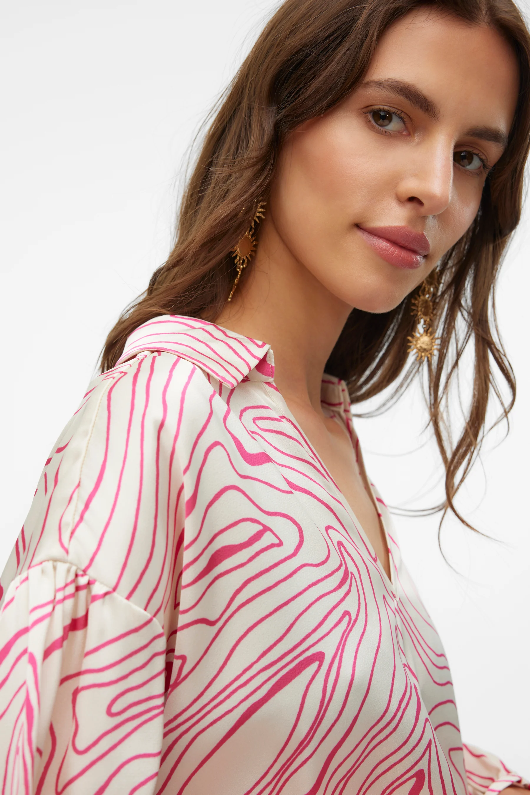 Blouse met lange mouwen - roze - Image 4