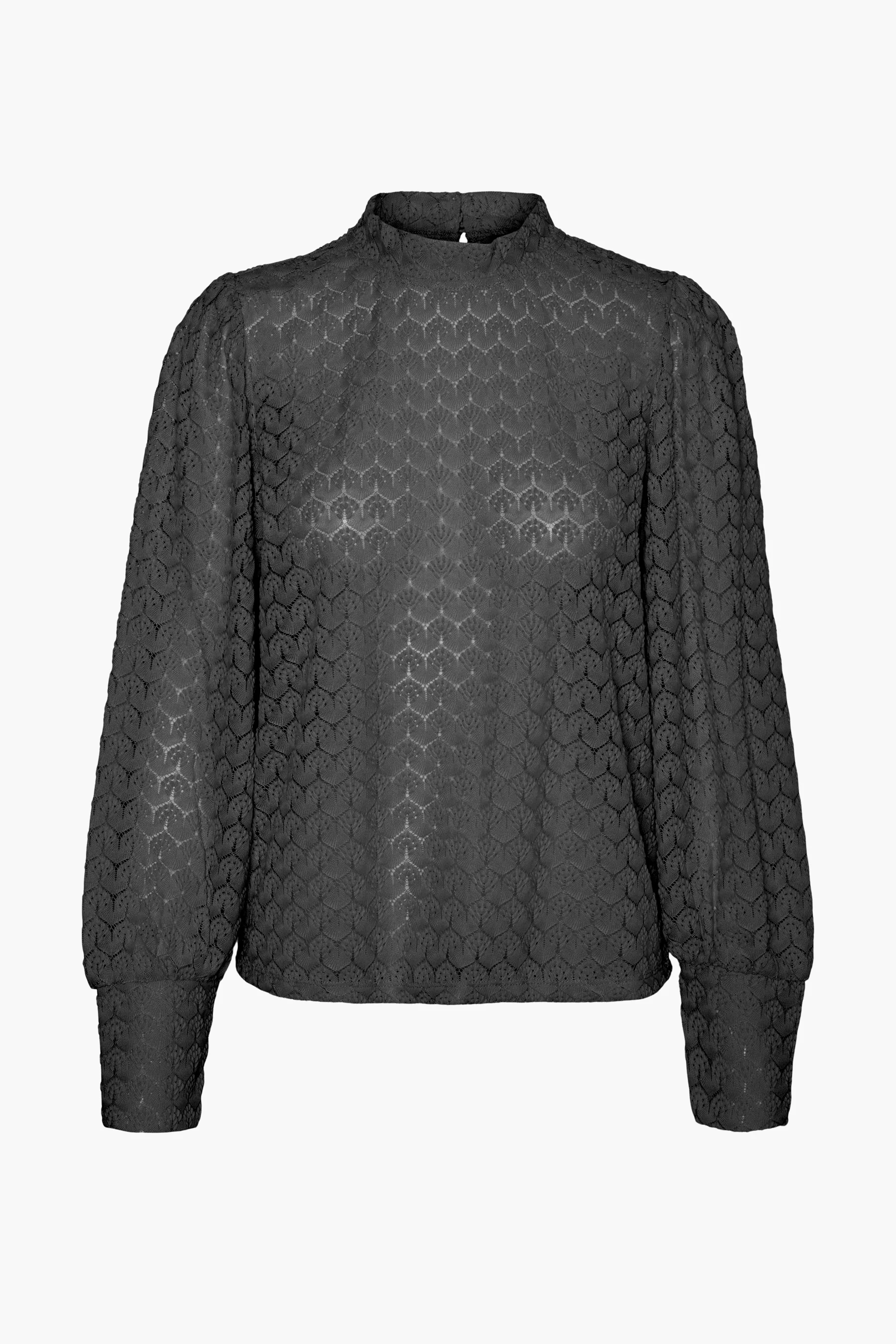 Blouse met lange mouwen - zwart - Image 3