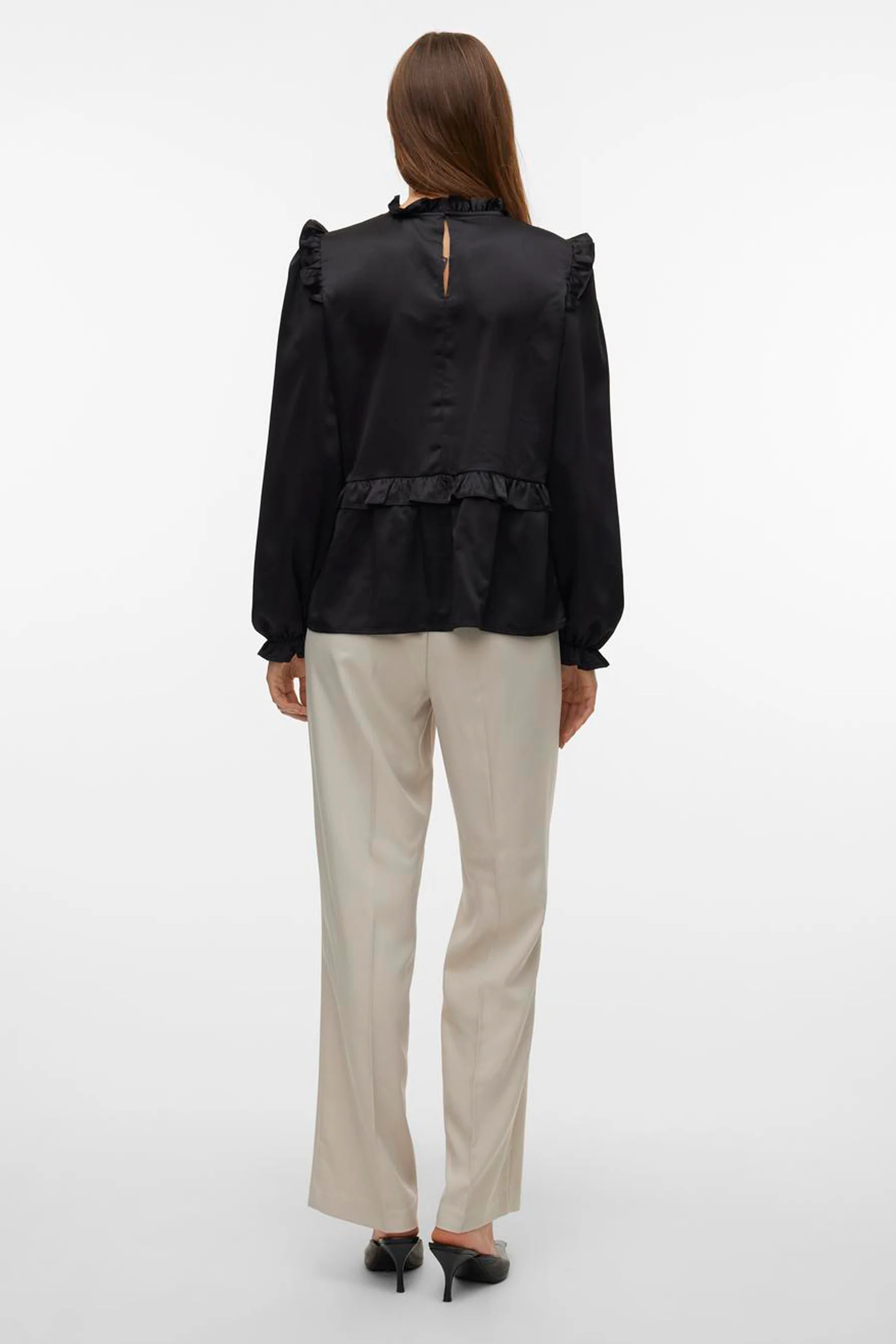 Blouse (lange mouwen) zwart - VERO MODA® - Image 4