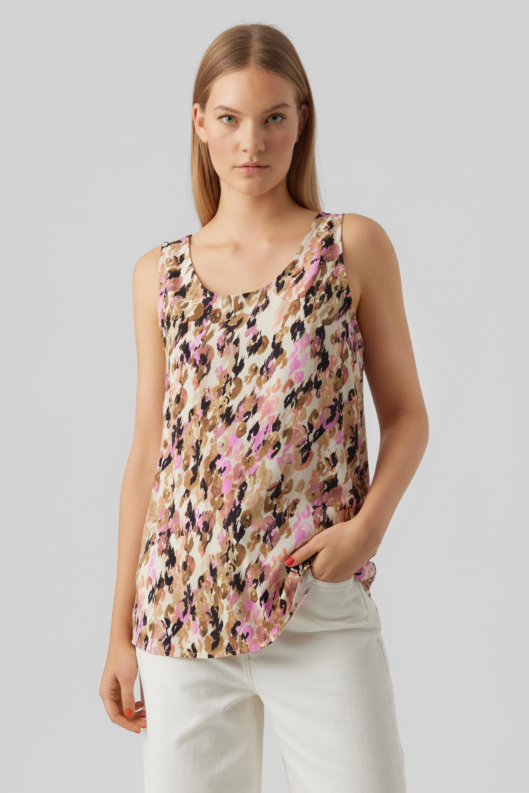 Blouse - bruin
